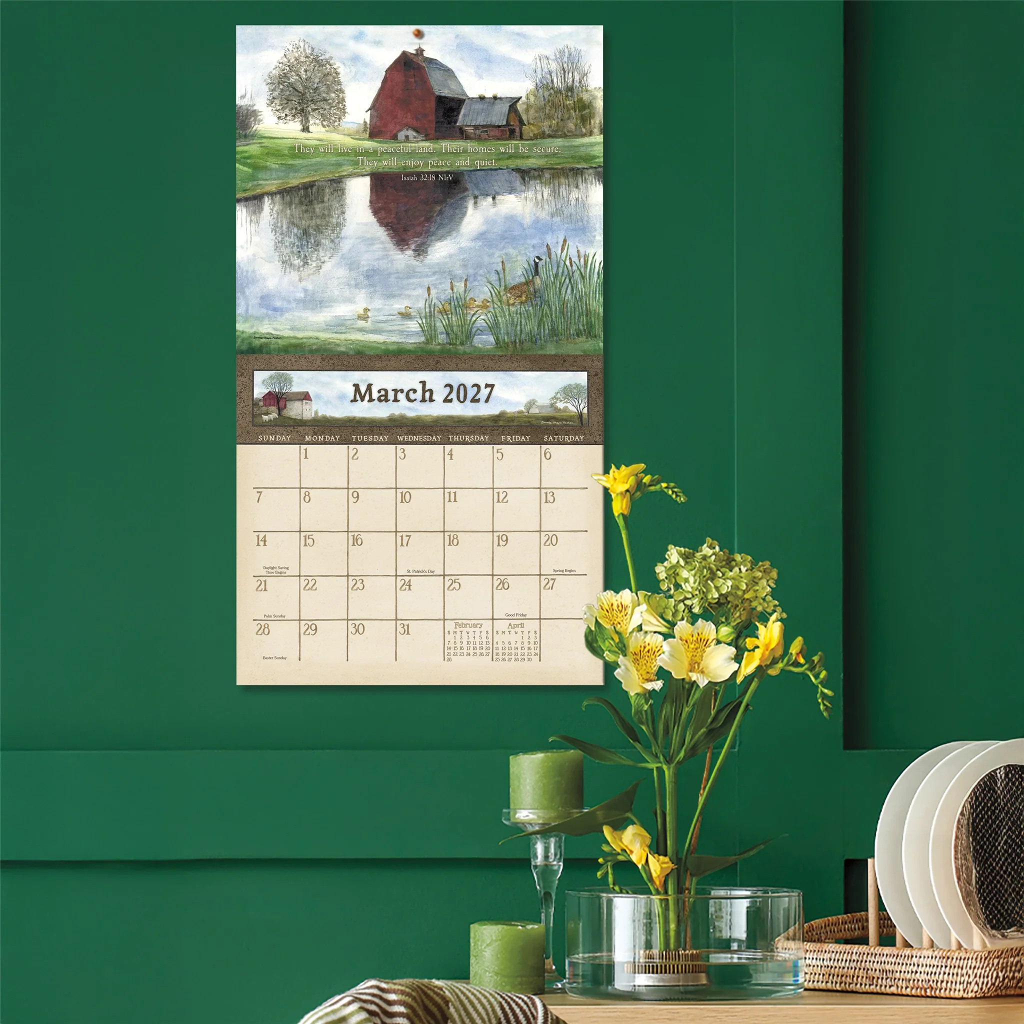 Country Blessings 2027 Wall Calendar - Online Only - Image 5