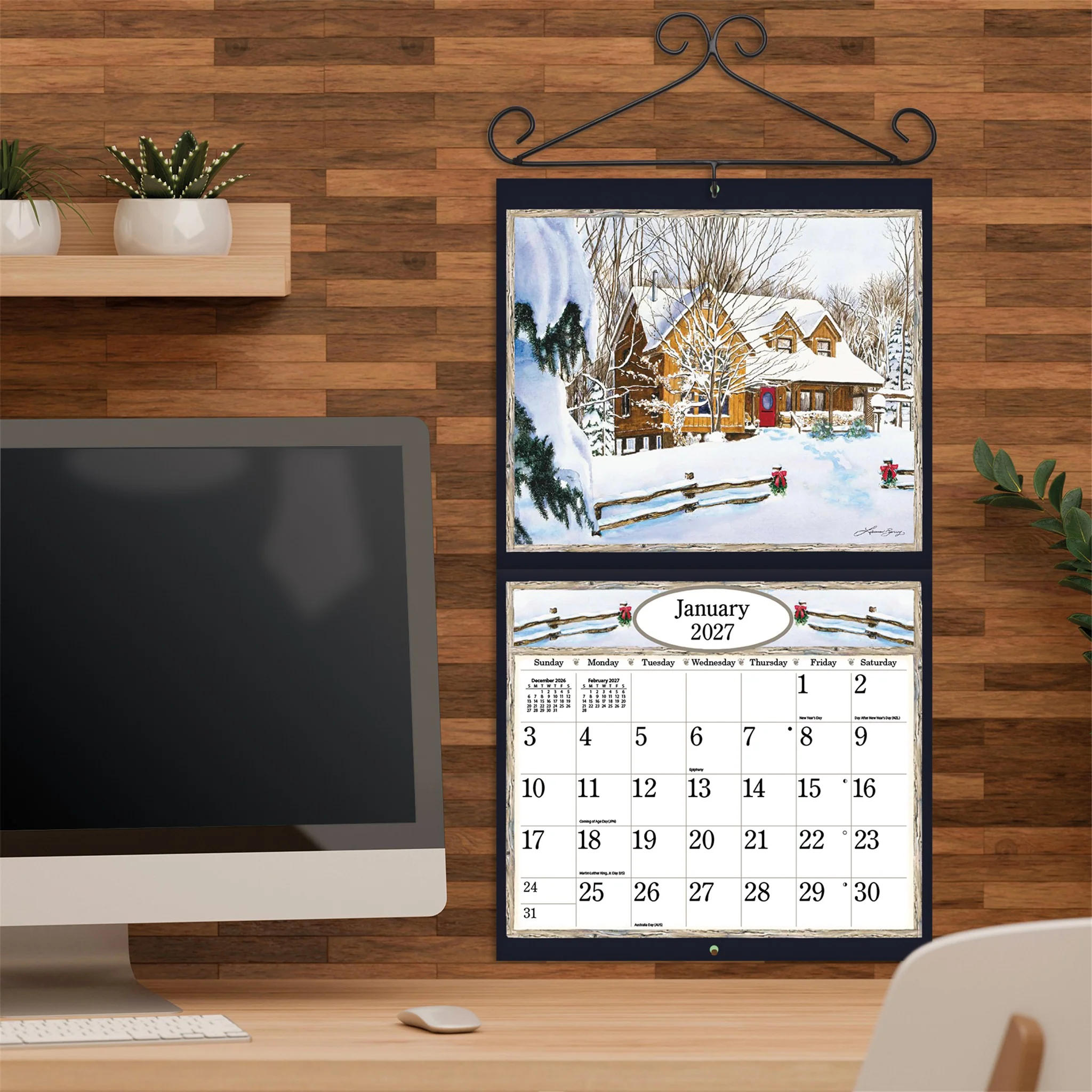 Country Welcome Special Edition with Print 2027 Wall Calendar - Image 7