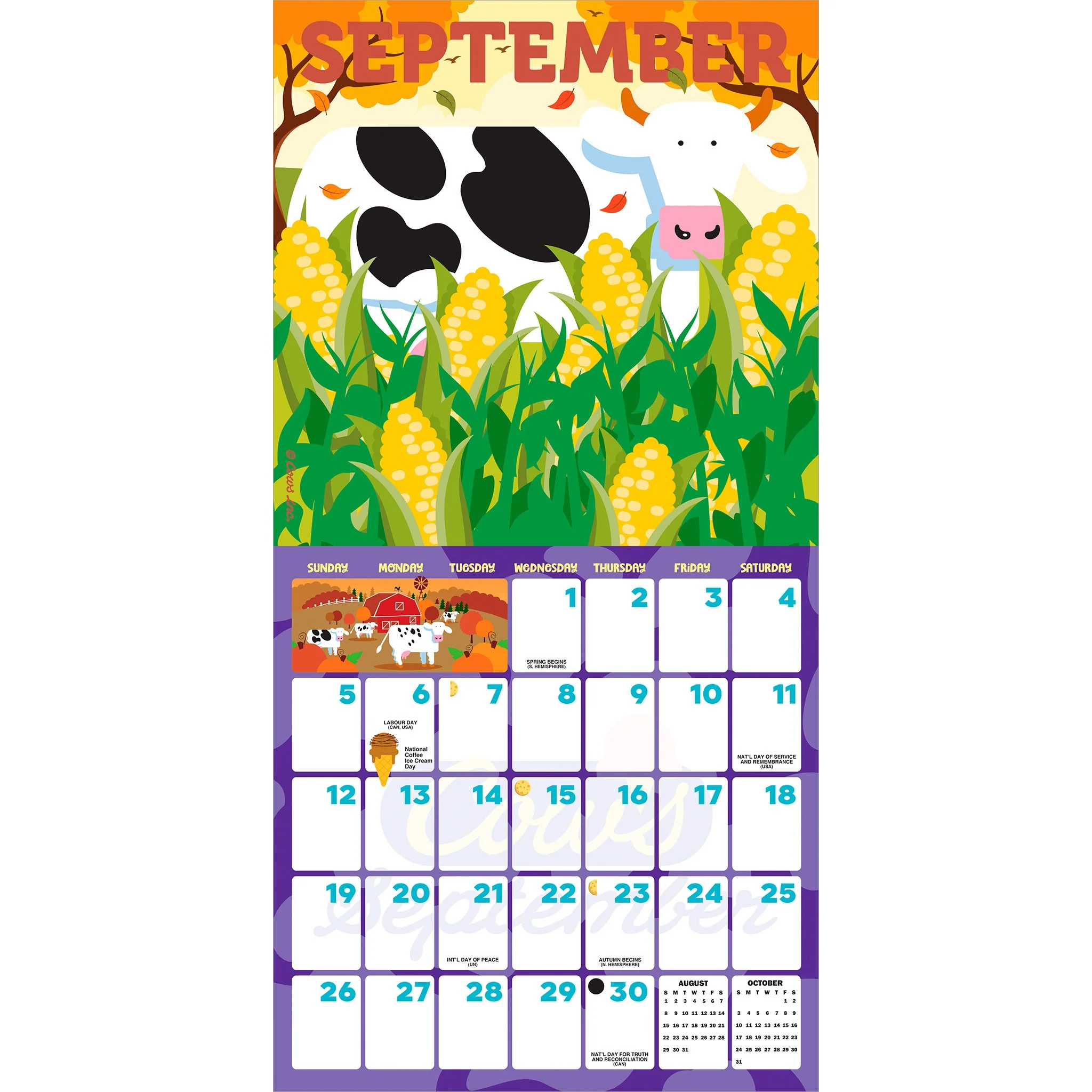 Cows Creamery 2027 Mini Calendar - Image 4
