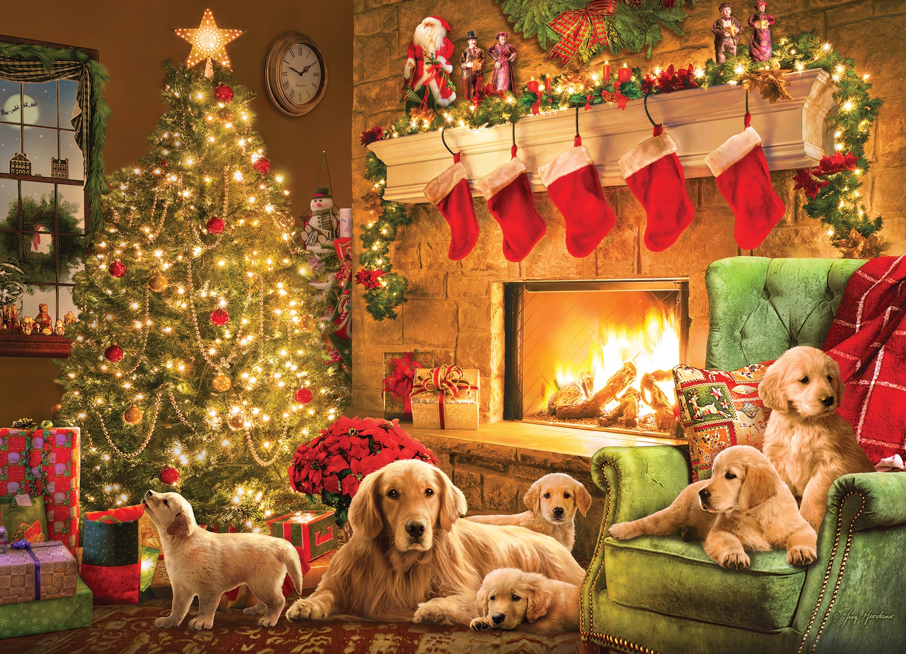 Cozy Fireplace 1000 Piece Puzzle - Image 3