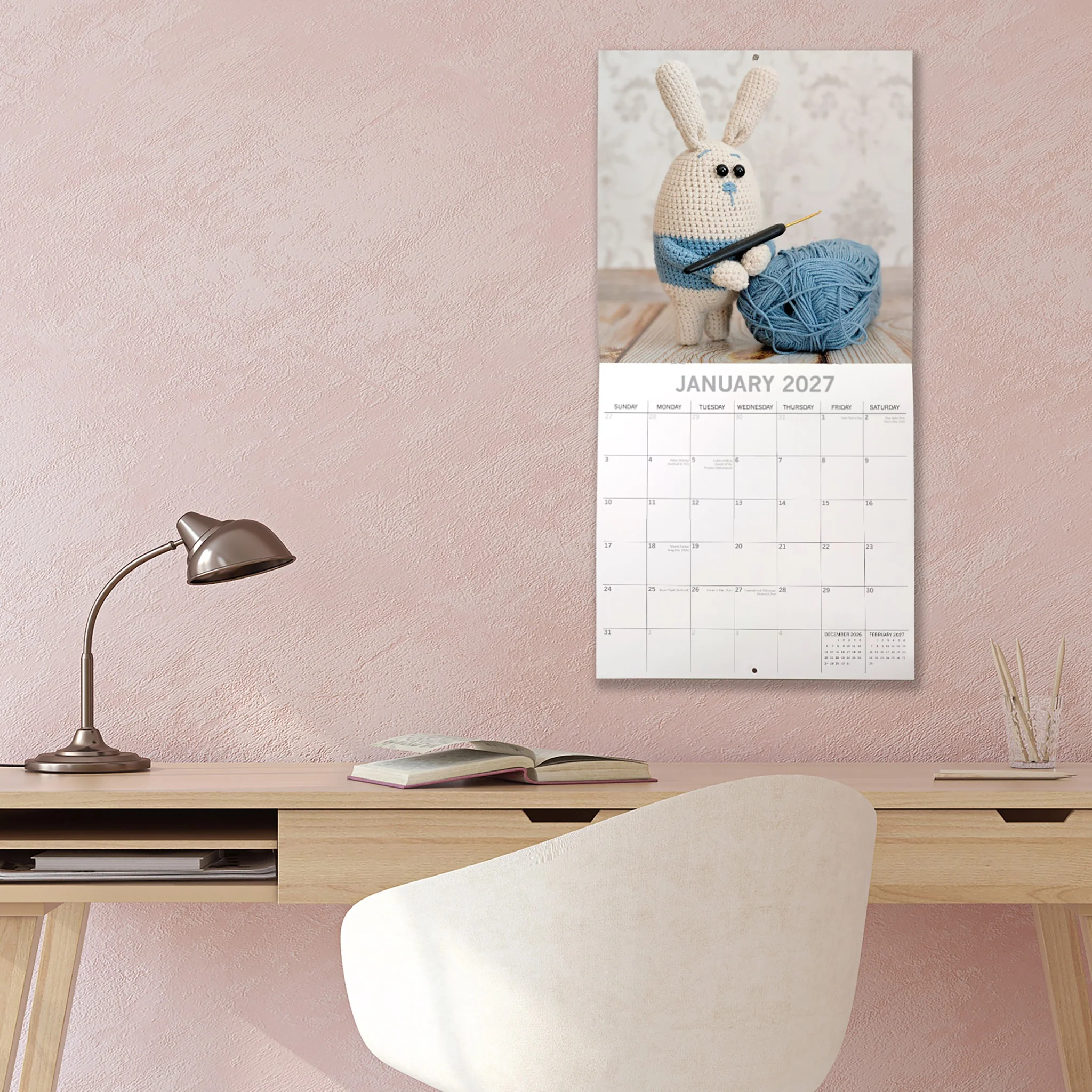 Crochet 2027 Wall Calendar - Image 4