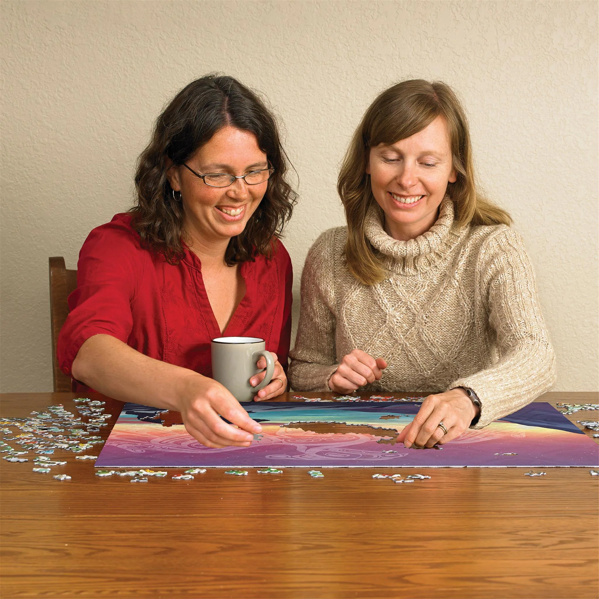 Crossings: Thunderbird and Bear 500 Piece Puzzle Cobble Hill - Image 5