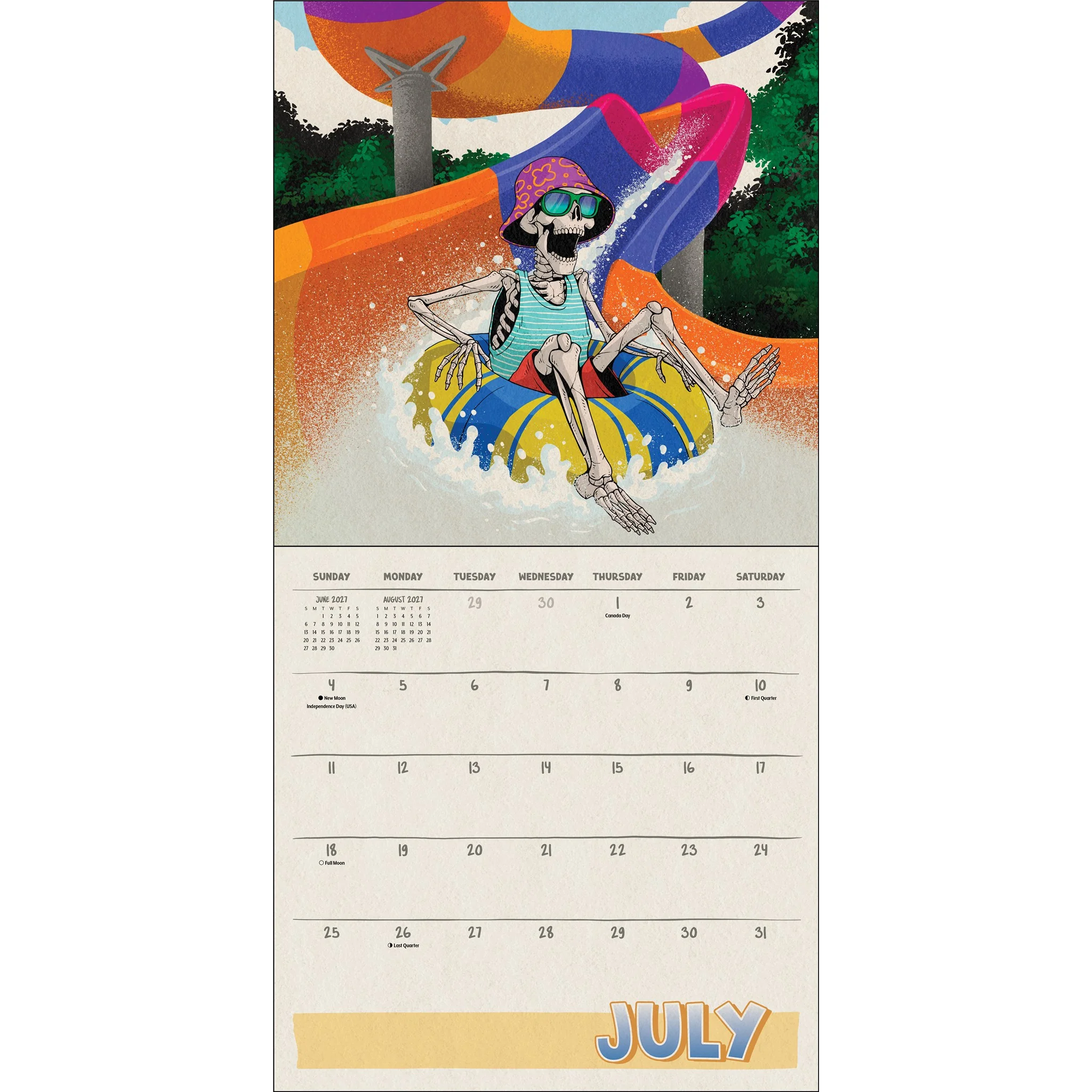 Death Takes a Holiday 2027 Wall Calendar - Image 4