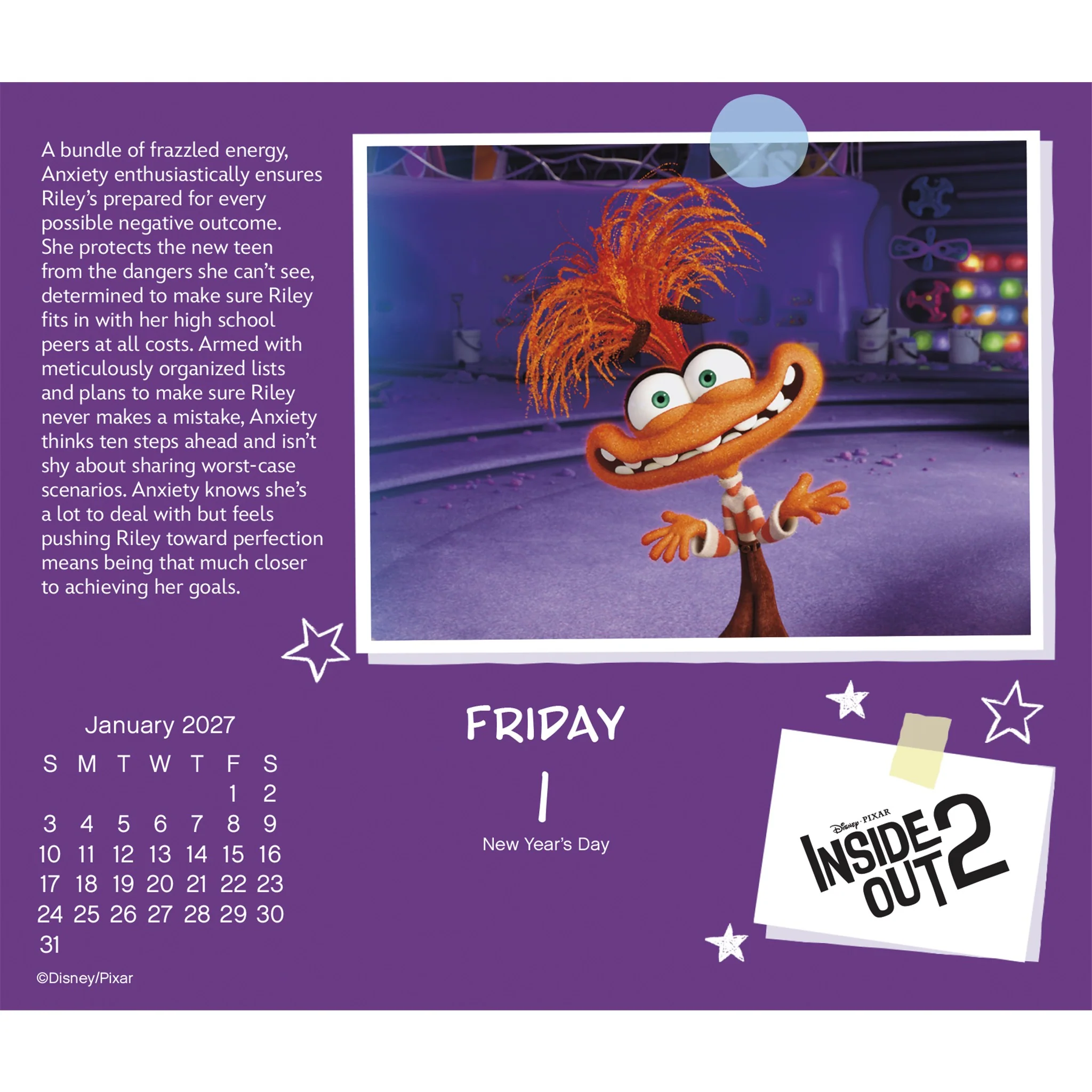 Disney Pixar 2027 Box Calendar - Online Only - Image 3