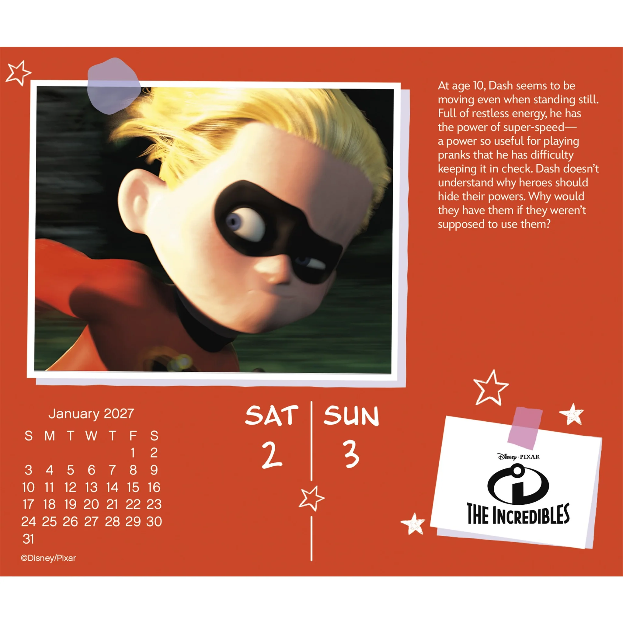 Disney Pixar 2027 Box Calendar - Online Only - Image 4
