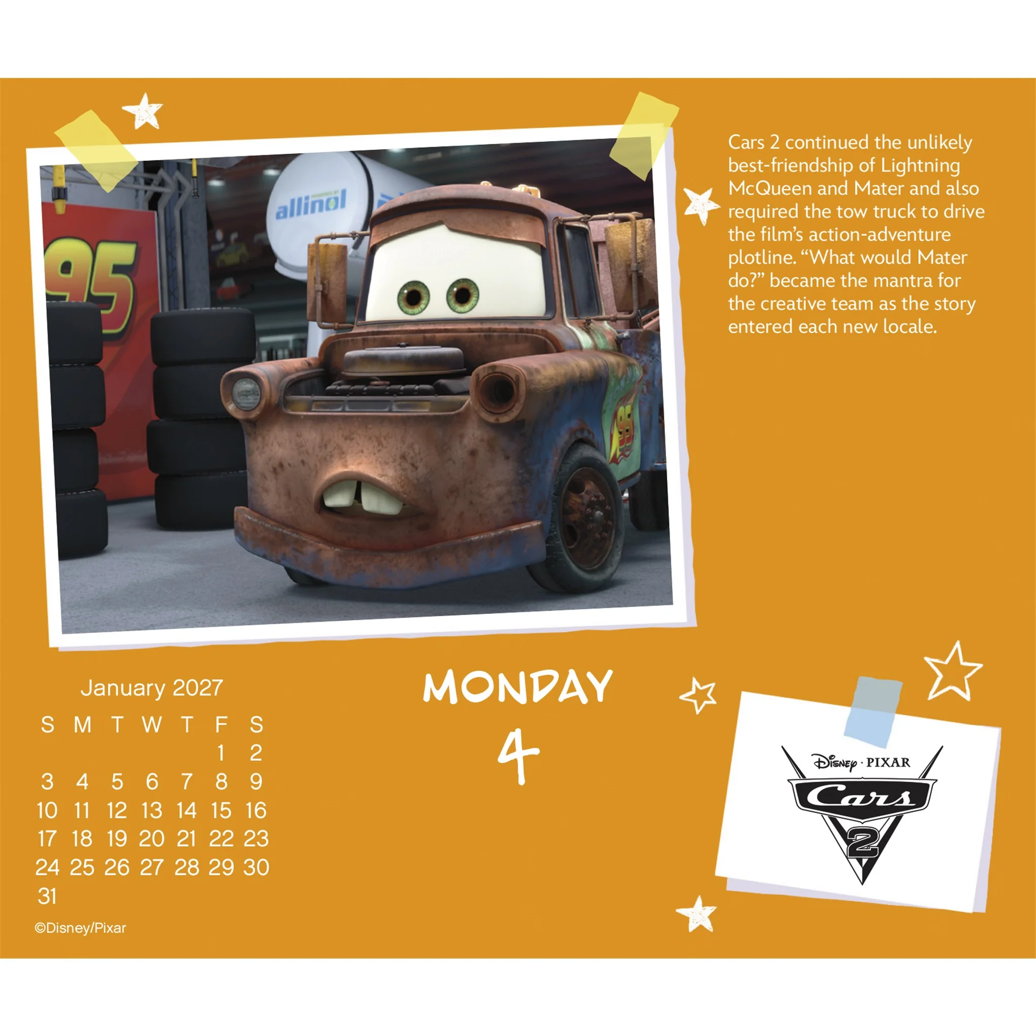 Disney Pixar 2027 Box Calendar - Online Only - Image 5