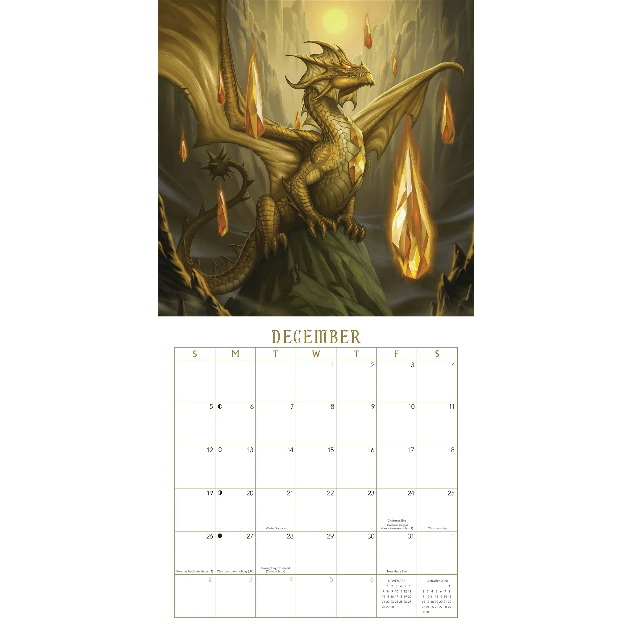 Dragon 2027 Wall Calendar - Image 4