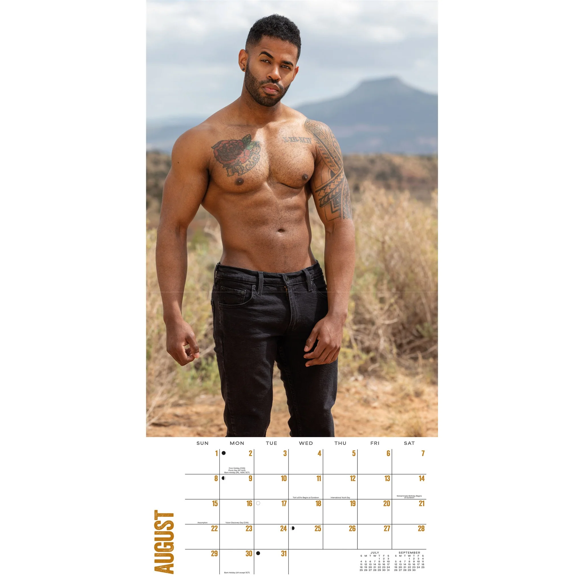 Dream Guys 2027 Wall Calendar - Image 4