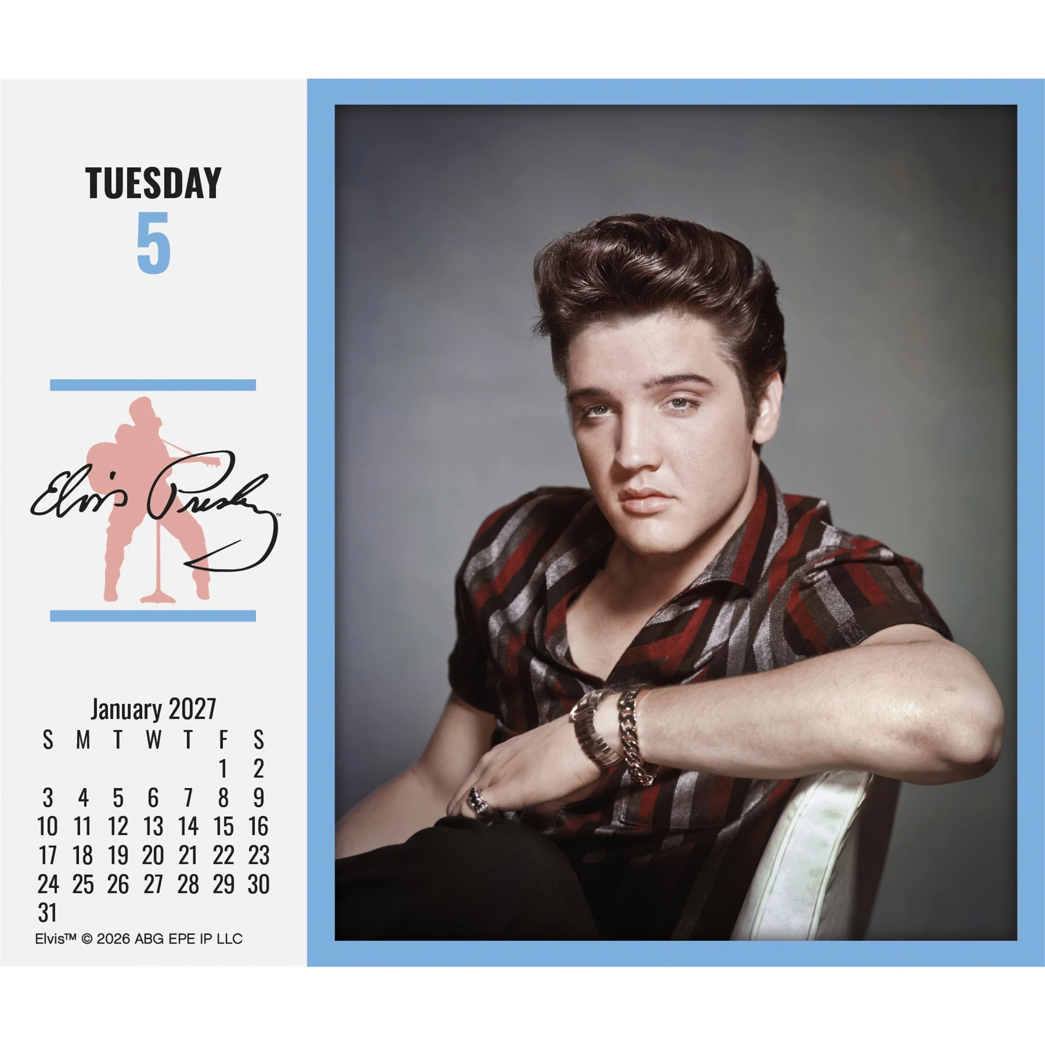 Elvis Presley 2027 Box Calendar - Image 6