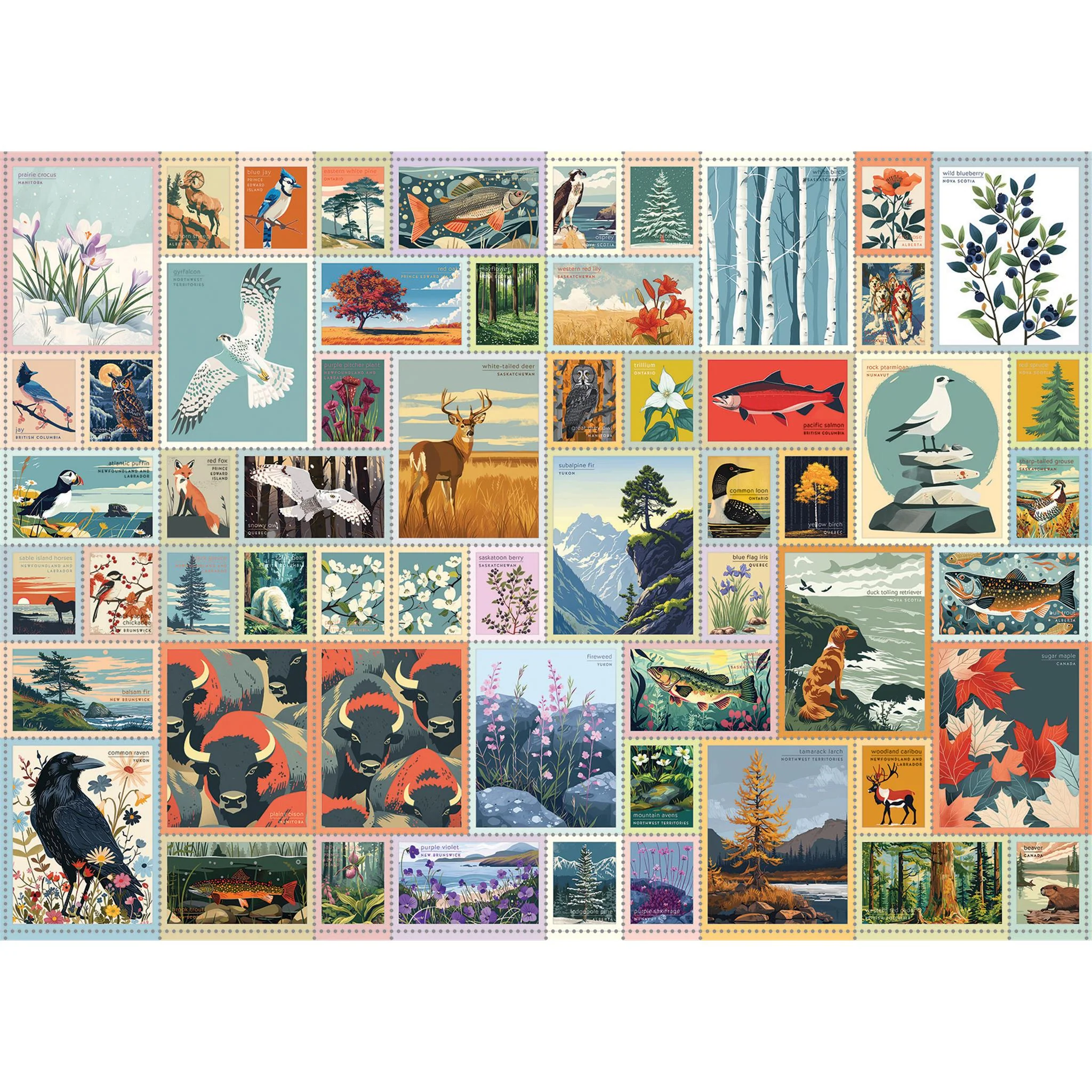 Emblems of Canada Exclusive 1000 Piece Puzzle Cobble Hill - Image 3