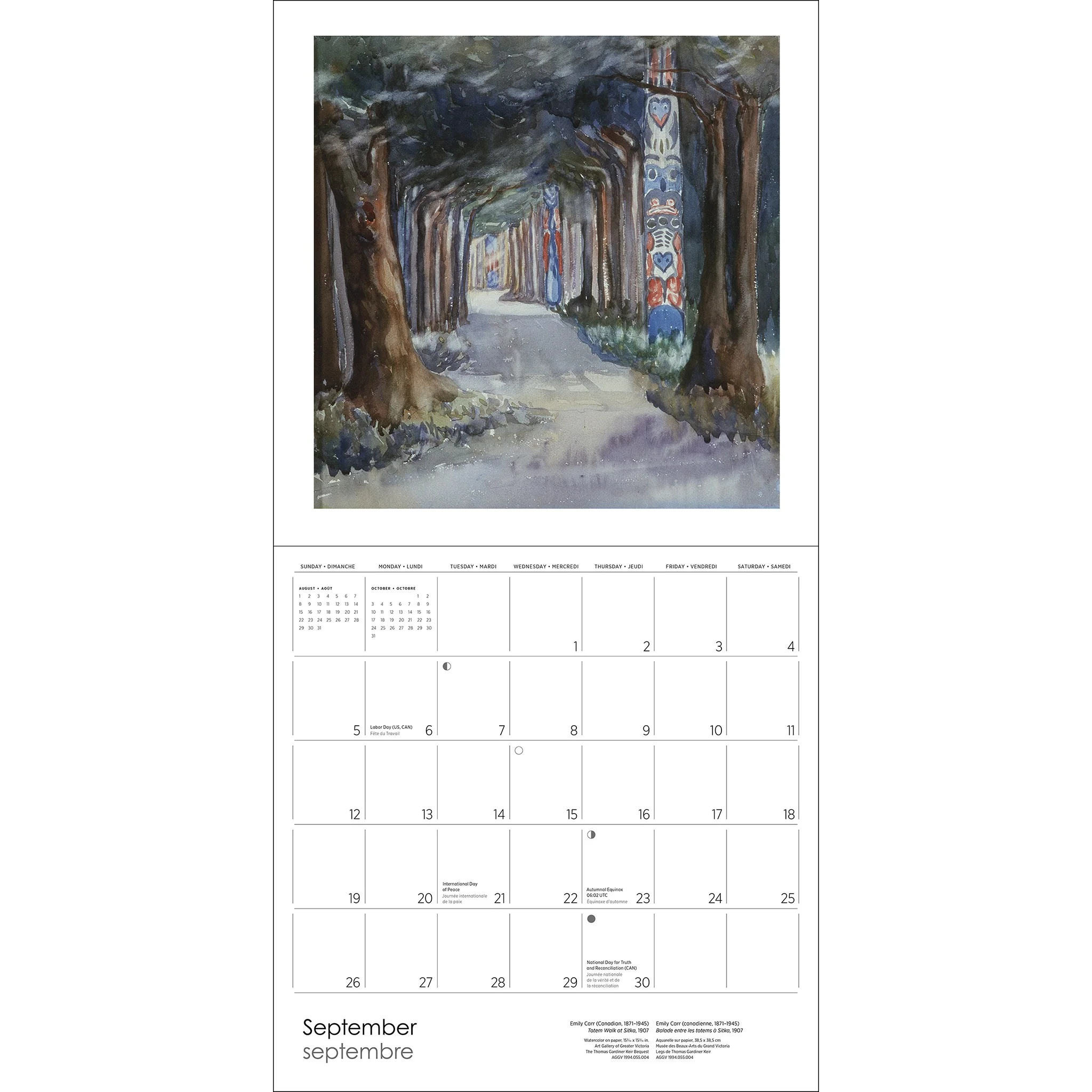 Emily Carr 2027 Wall Calendar - Image 4
