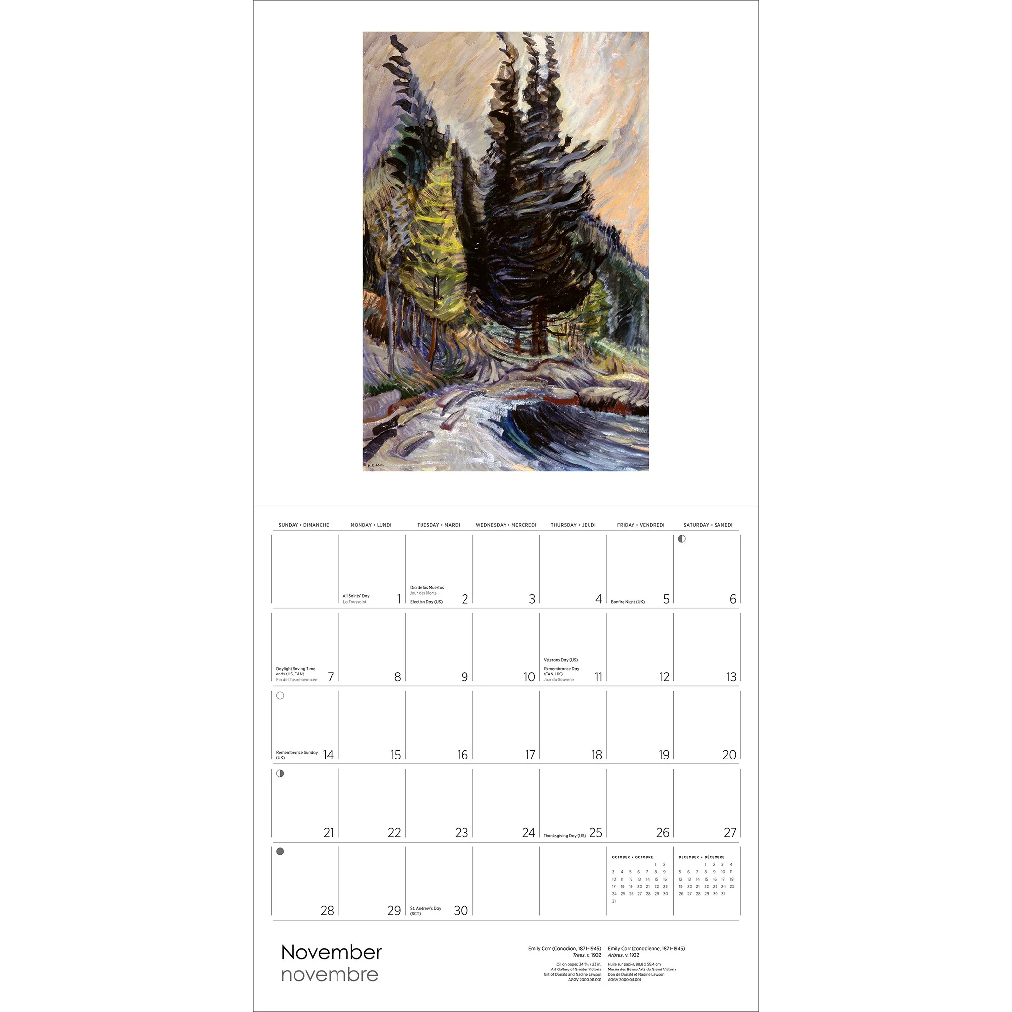 Emily Carr 2027 Wall Calendar - Image 6
