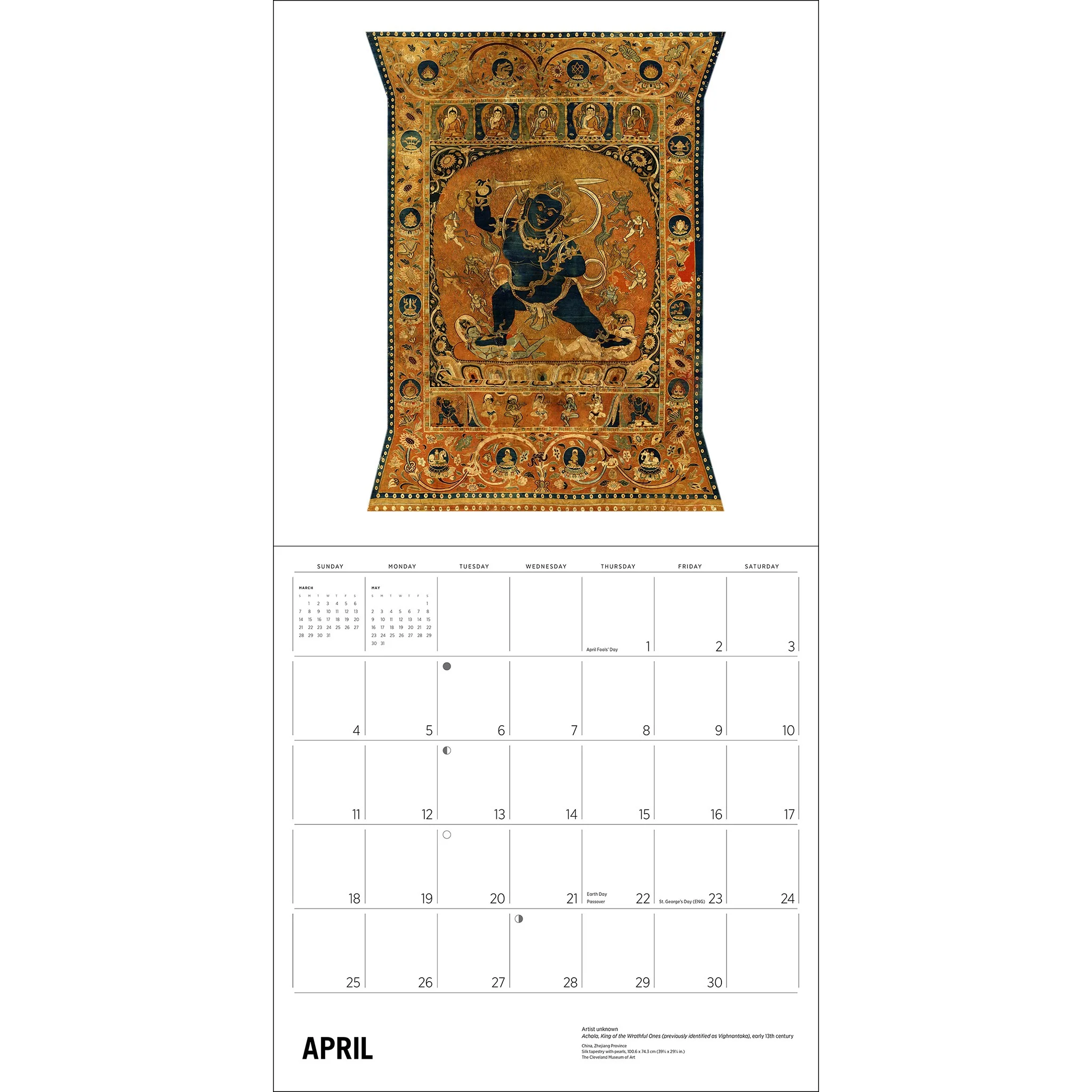 Enlightenment Buddhist Paintings 2027 Wall Calendar - Online Only - Image 5