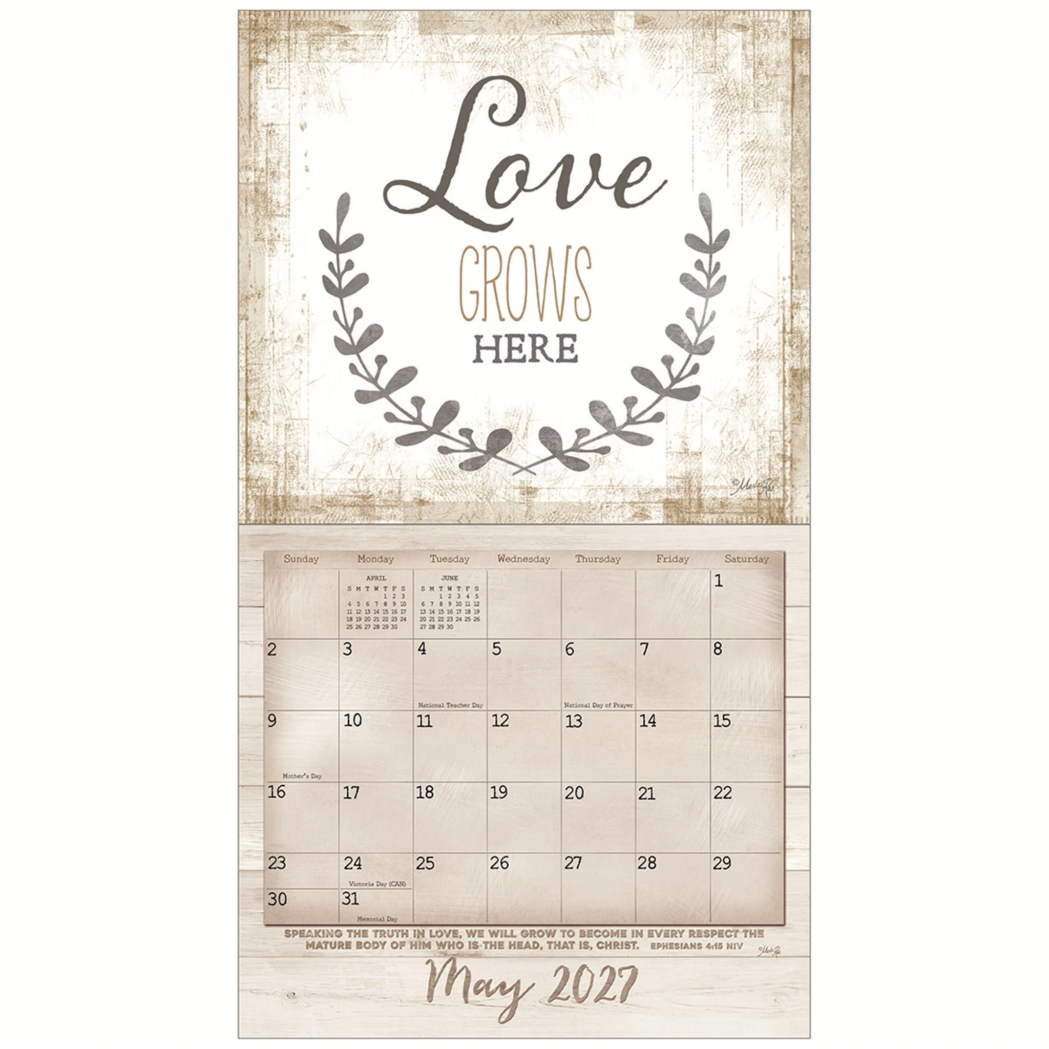 Faith and Family 2027 Wall Calendar - Online Only - Image 4