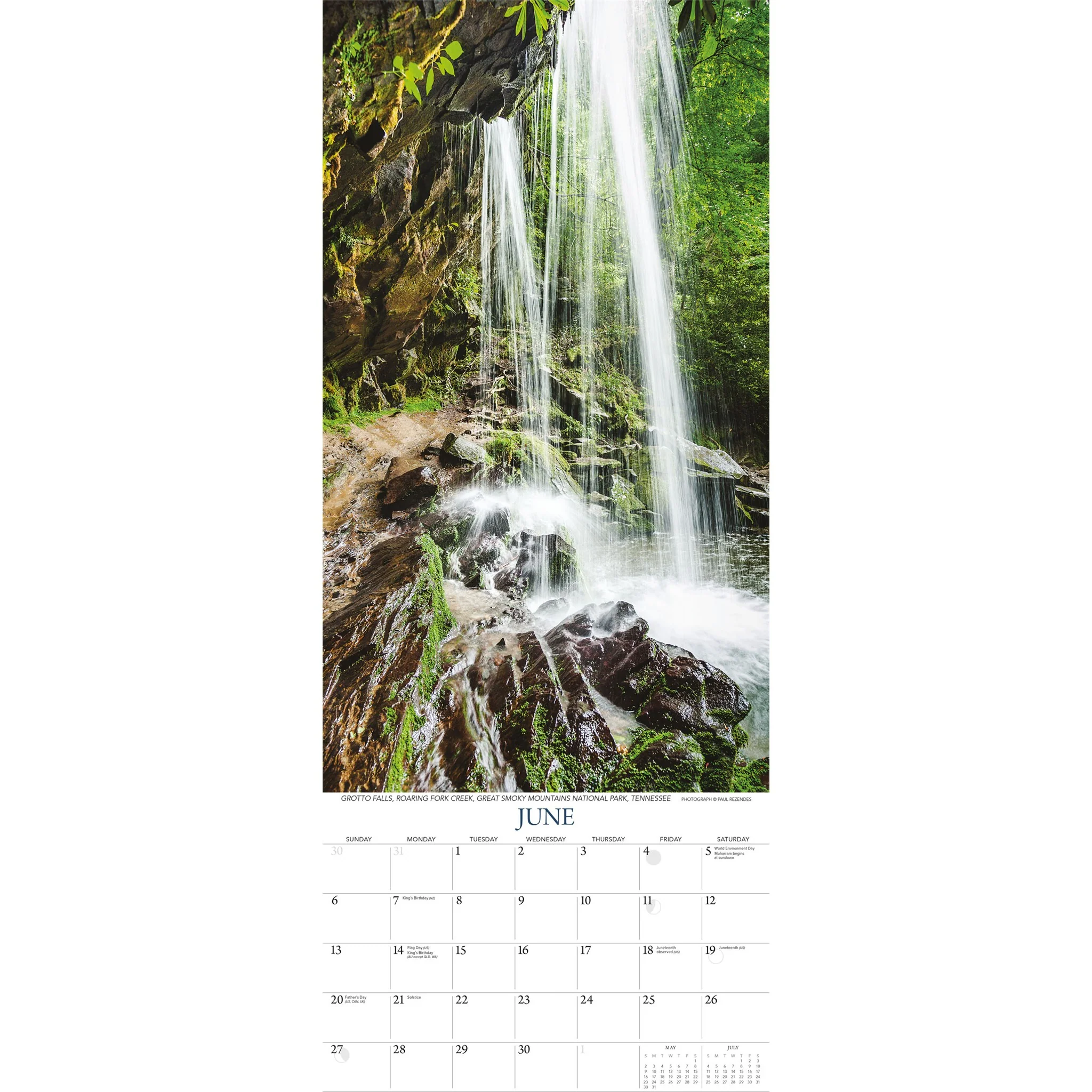 Falling Waters 2027 Poster Calendar - Image 4