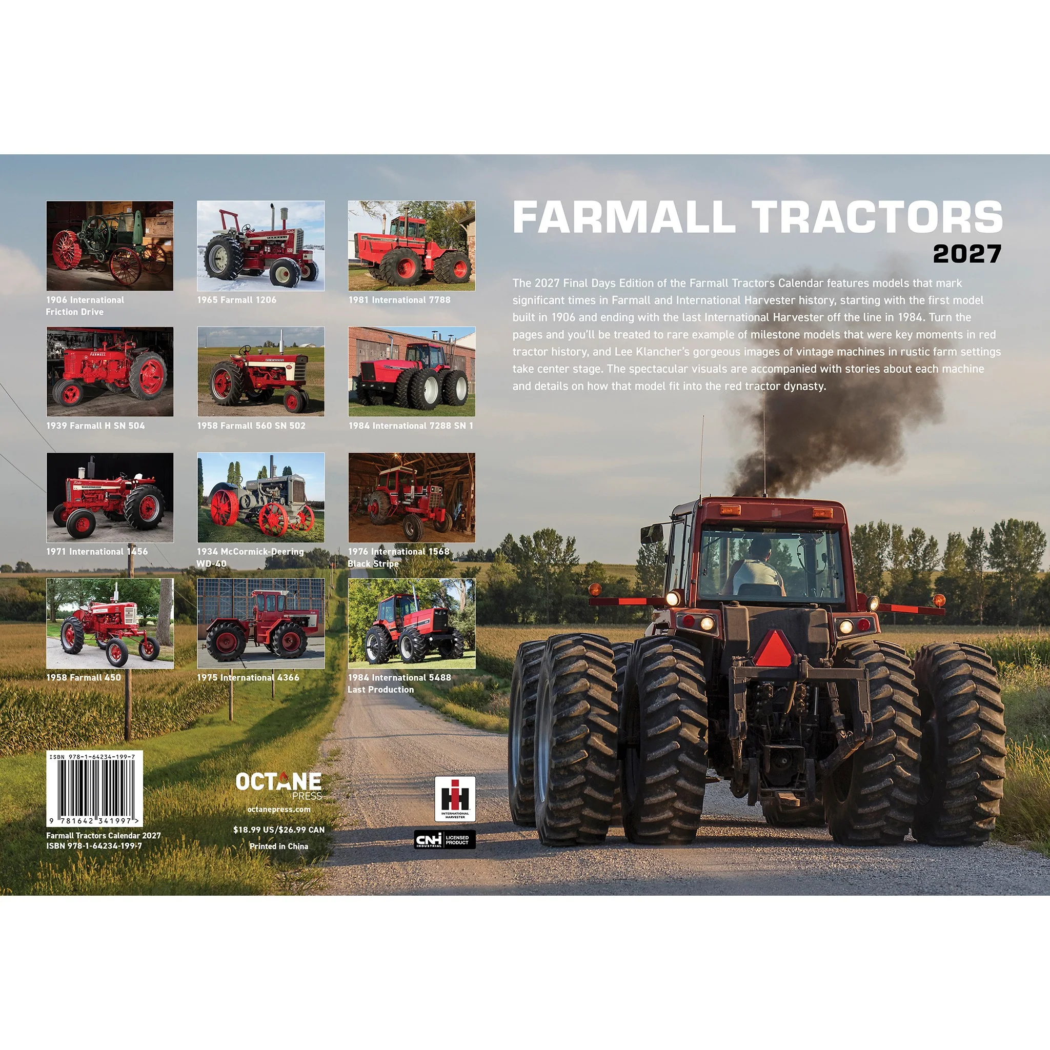 Farmall Tractors 2027 Wall Calendar - Image 2