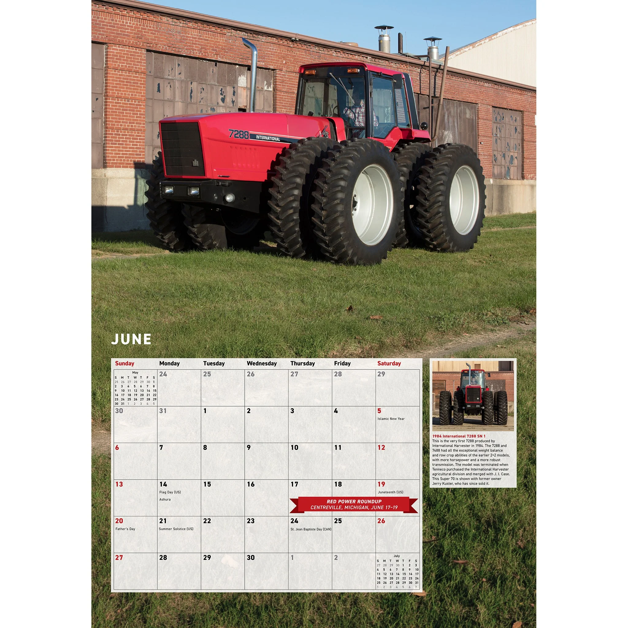 Farmall Tractors 2027 Wall Calendar - Image 5