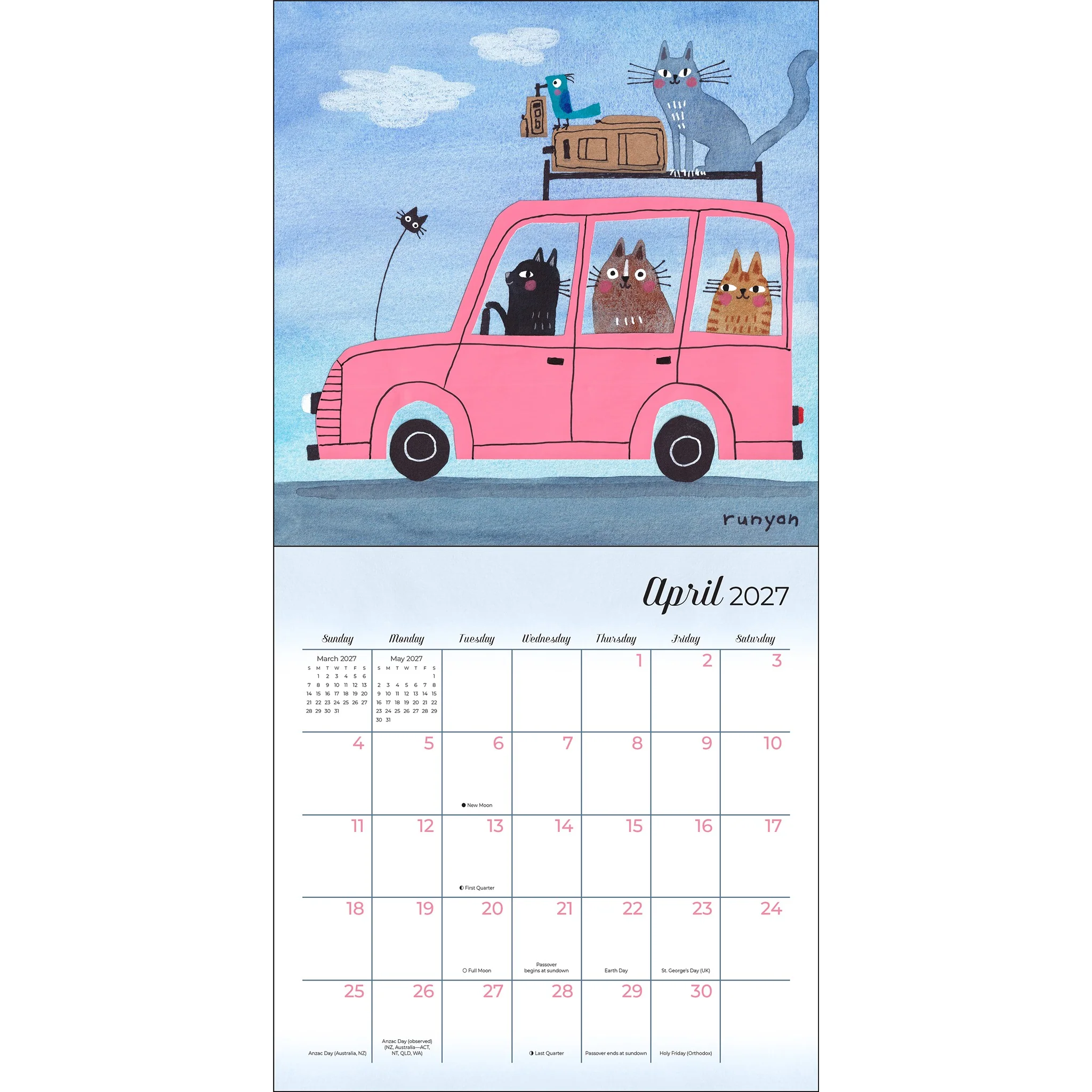 Feline 2027 Mini Calendar - Image 6