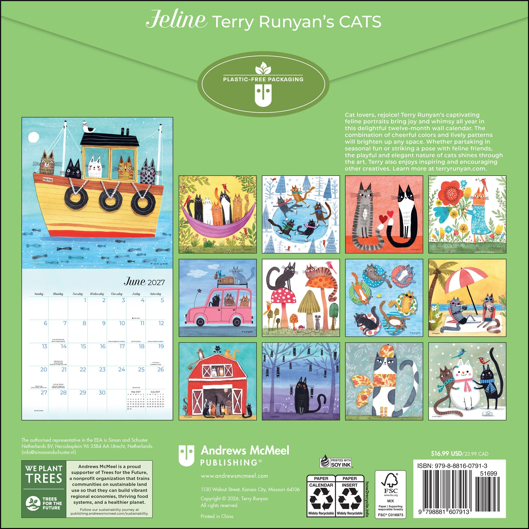 Feline 2027 Wall Calendar - Image 2