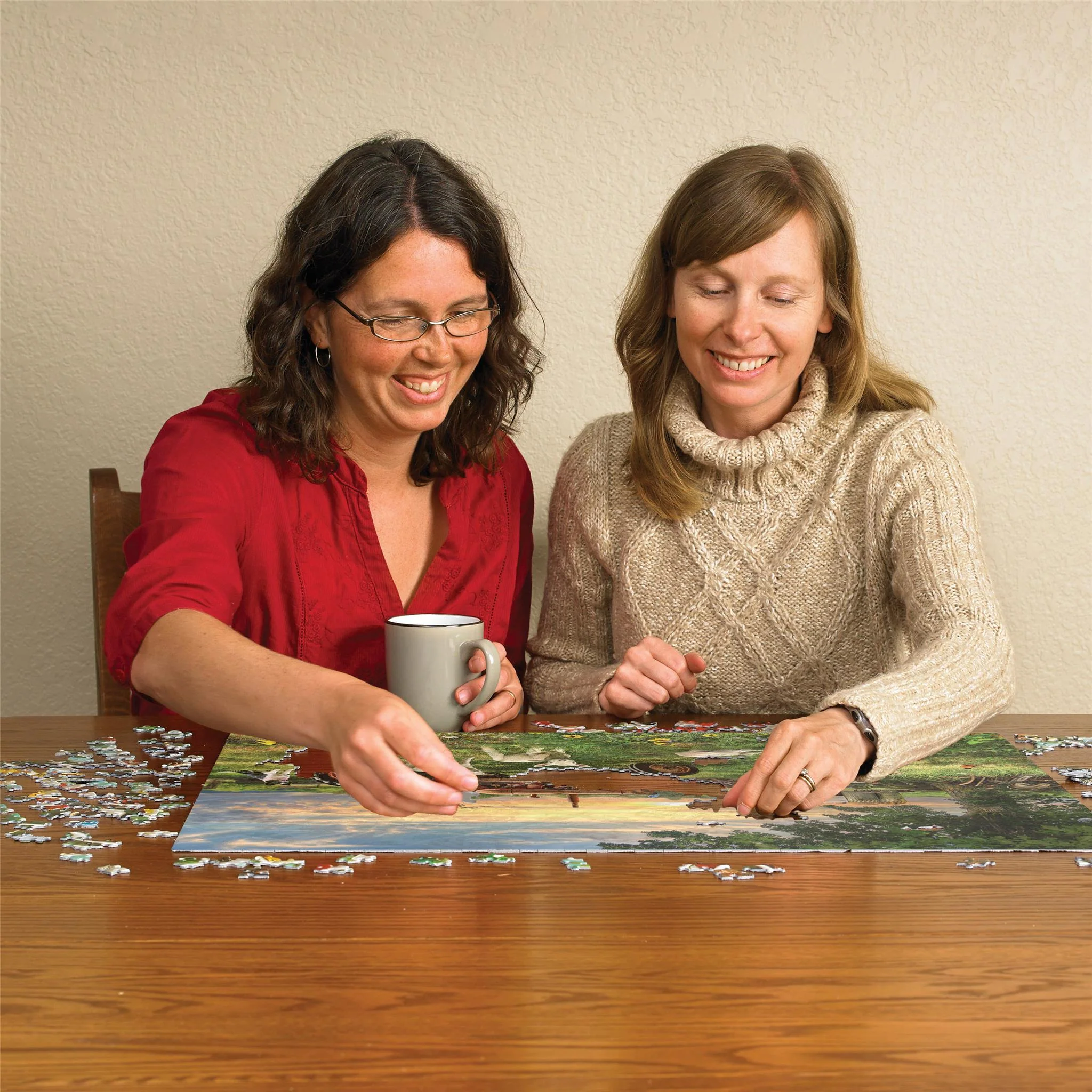 Field at Sunrise 1000 Piece Puzzle Cobble Hill - Image 6