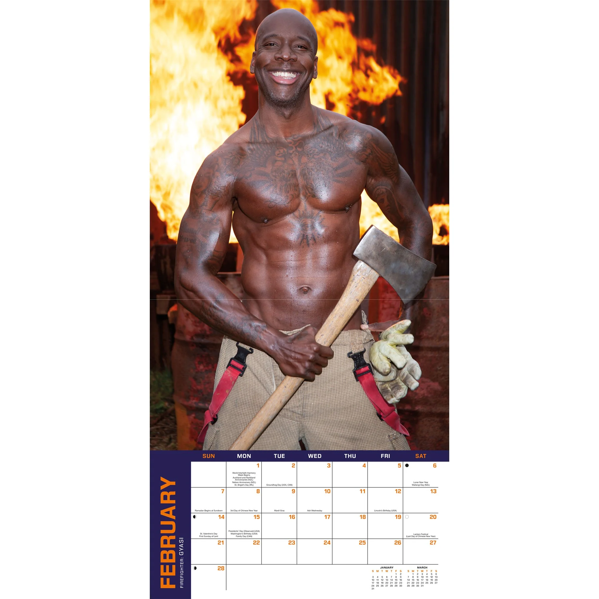 Firefighters 2027 Wall Calendar - Image 3