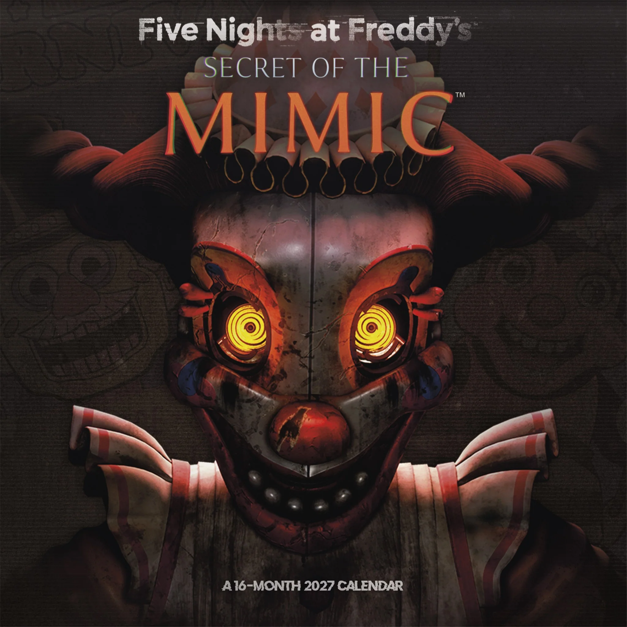 Five Nights at Freddy's Secret of the Mimic 2027 Wall Calendar