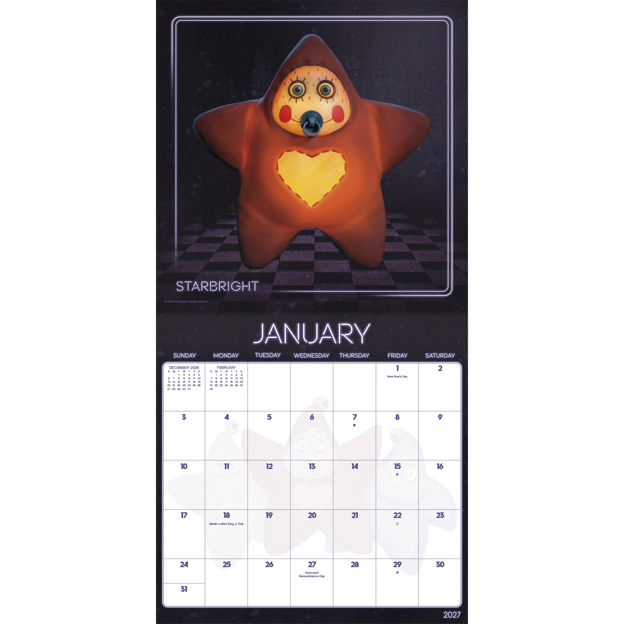 Five Nights at Freddy's Secret of the Mimic 2027 Wall Calendar - Image 3