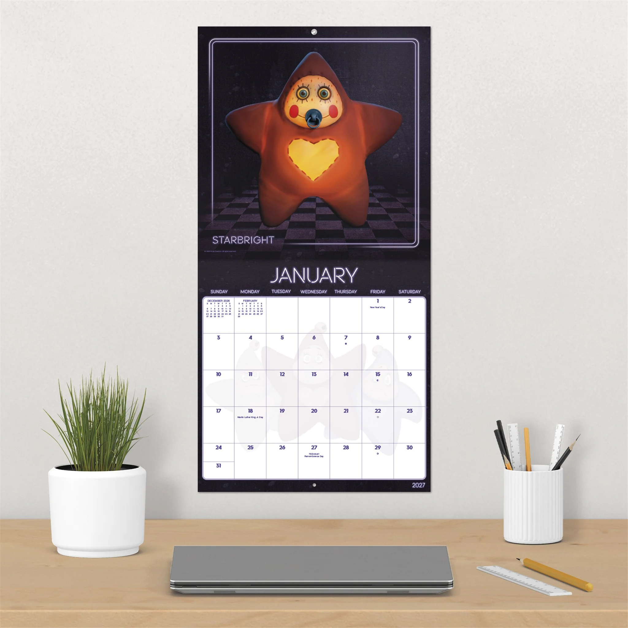 Five Nights at Freddy's Secret of the Mimic 2027 Wall Calendar - Image 5