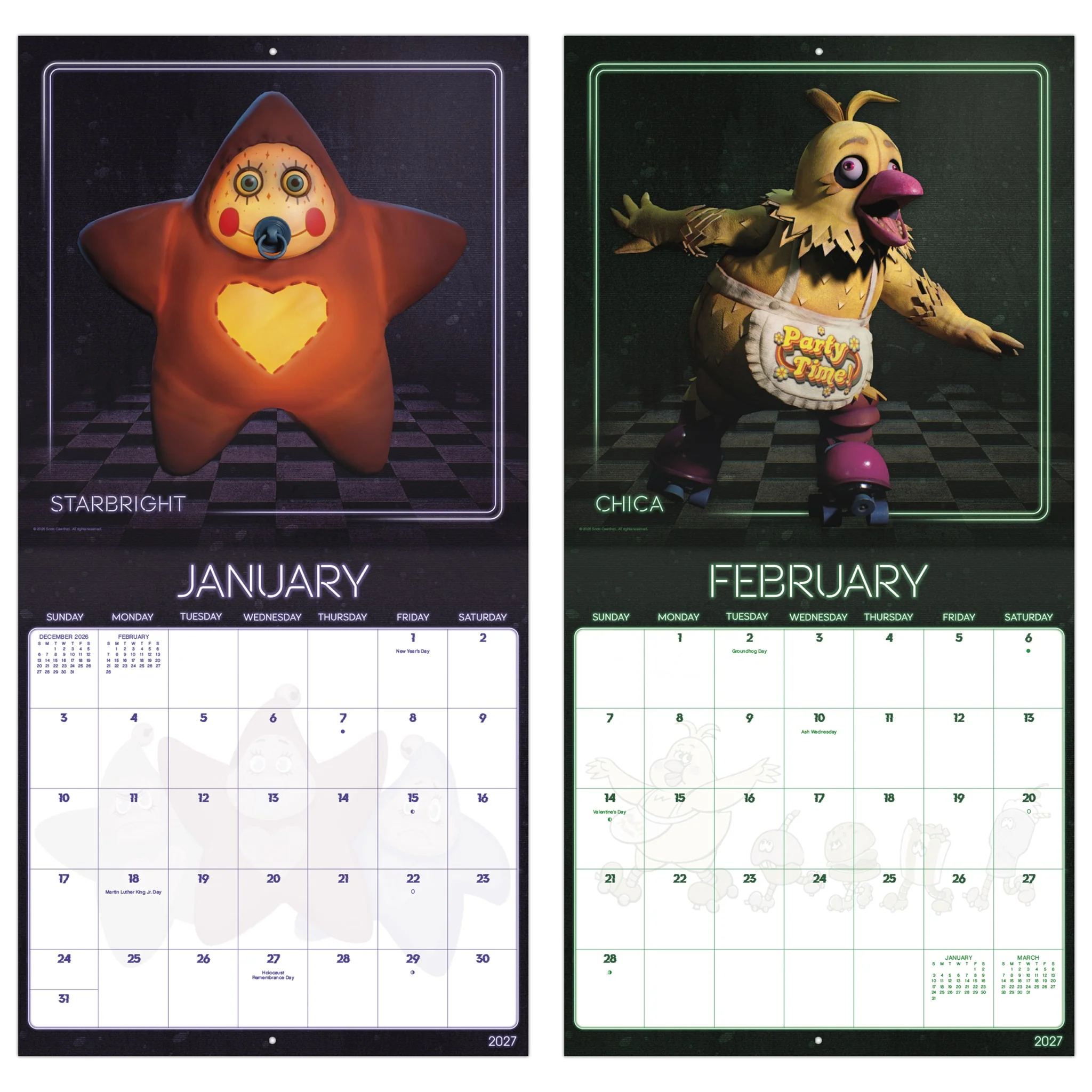 Five Nights at Freddy's Secret of the Mimic 2027 Wall Calendar - Image 6