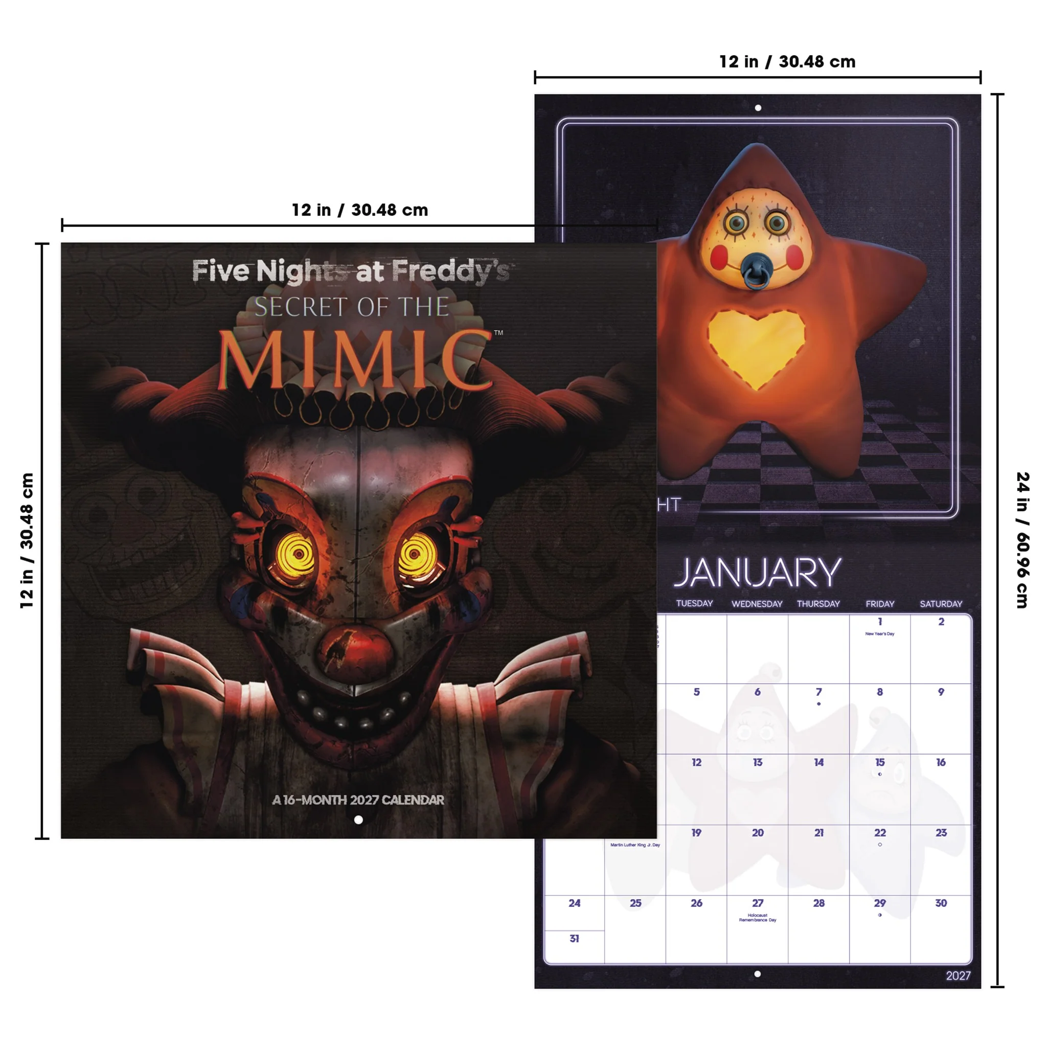 Five Nights at Freddy's Secret of the Mimic 2027 Wall Calendar - Image 7