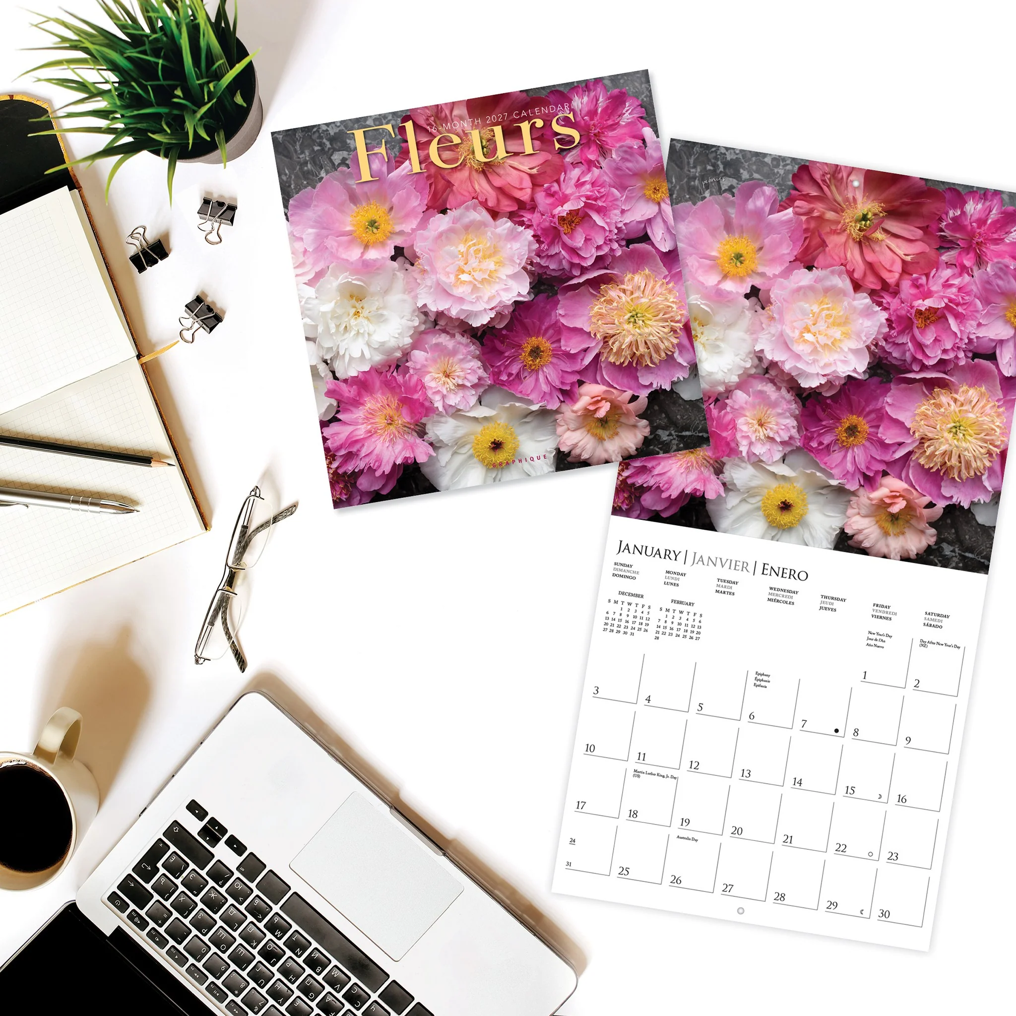 Fleurs 2027 Wall Calendar - Image 4