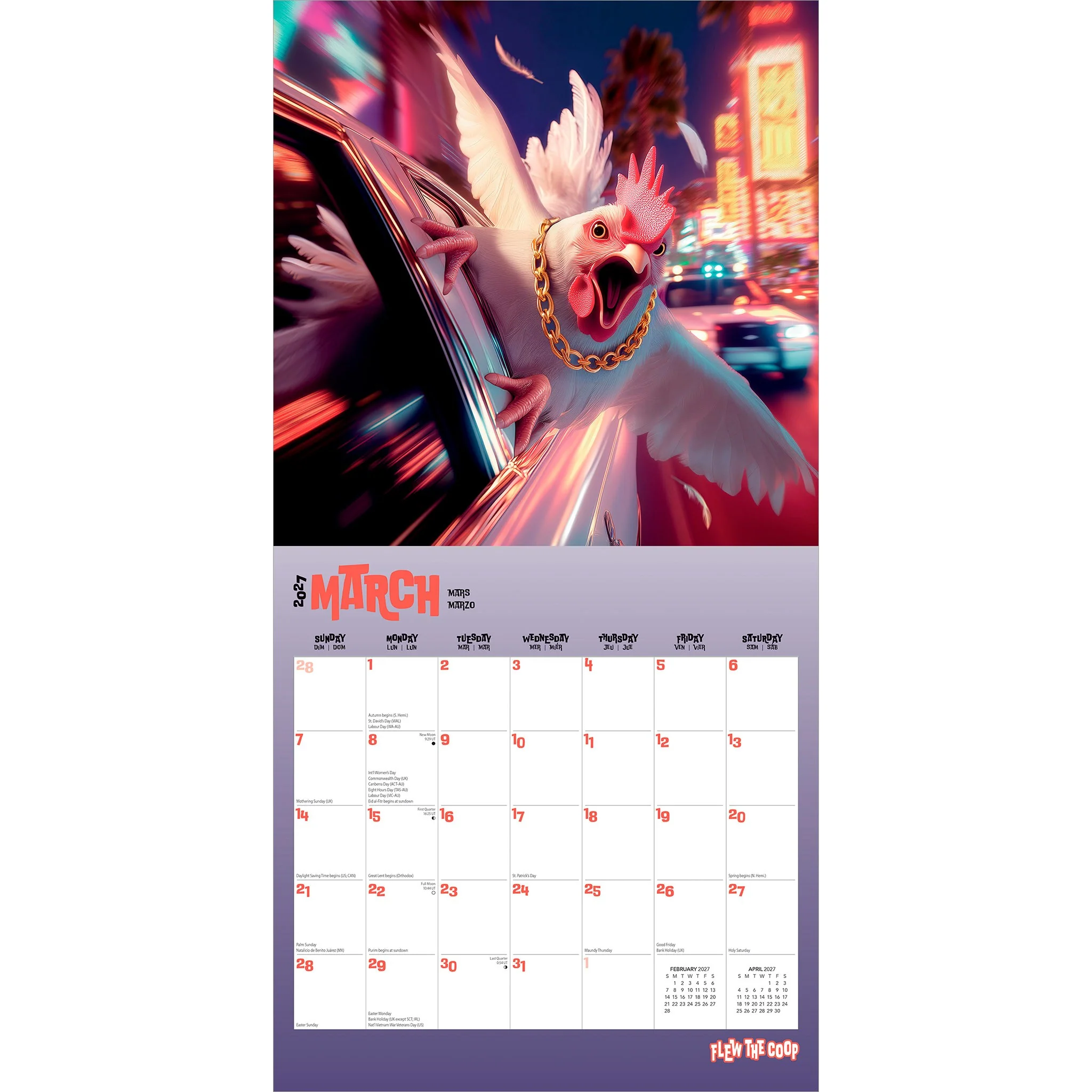 Flew the Coop 2027 Wall Calendar - Image 3