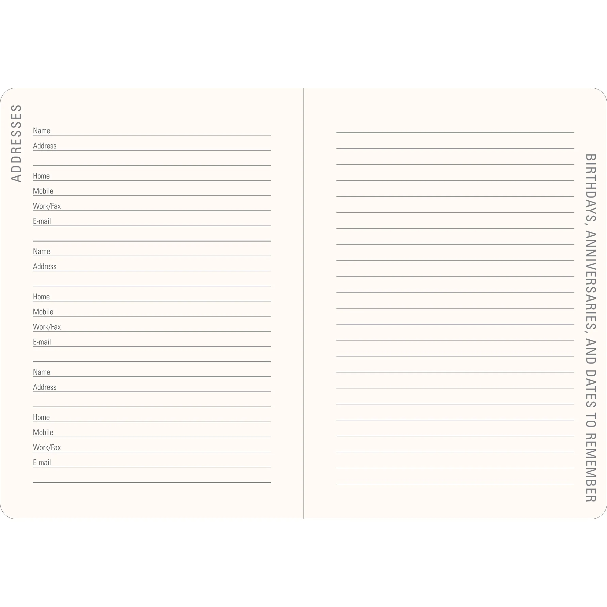 Floral Watercolor 2026-2027 Engagement Calendar - Online Only - Image 5