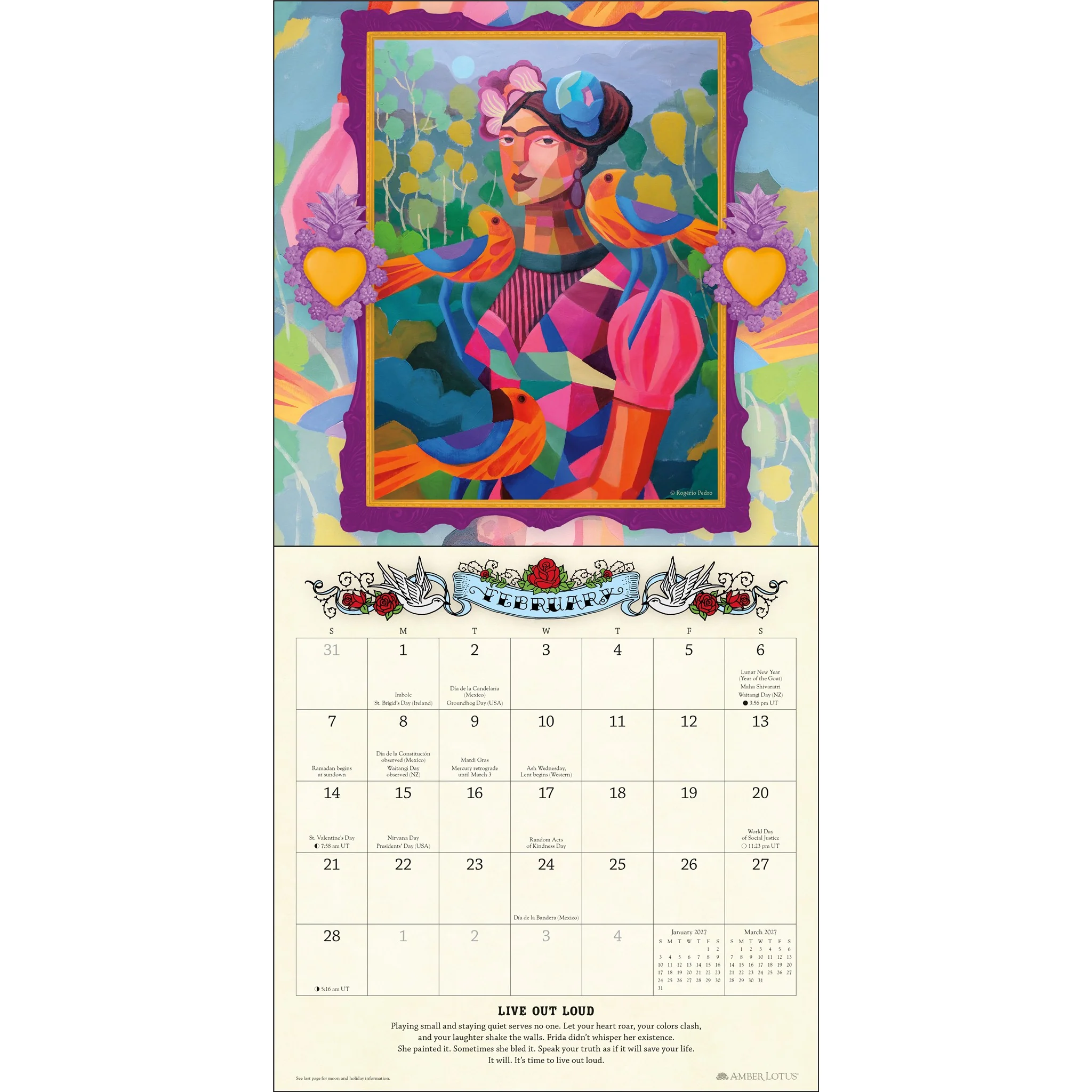 For the Love of Frida 2027 Wall Calendar - Image 3