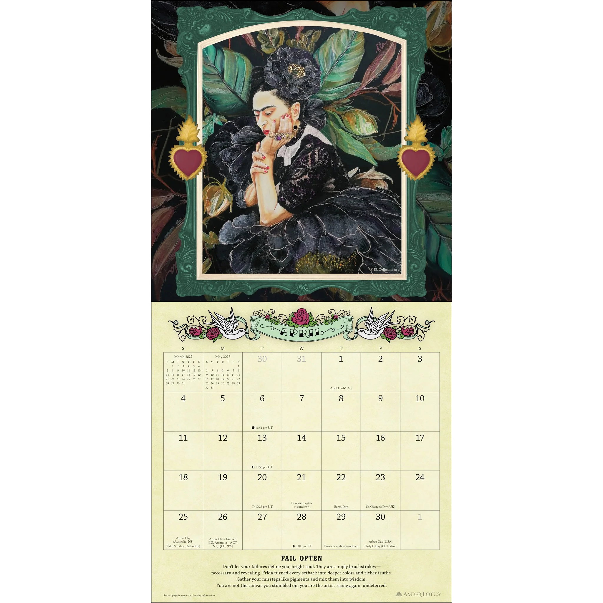 For the Love of Frida 2027 Wall Calendar - Image 4