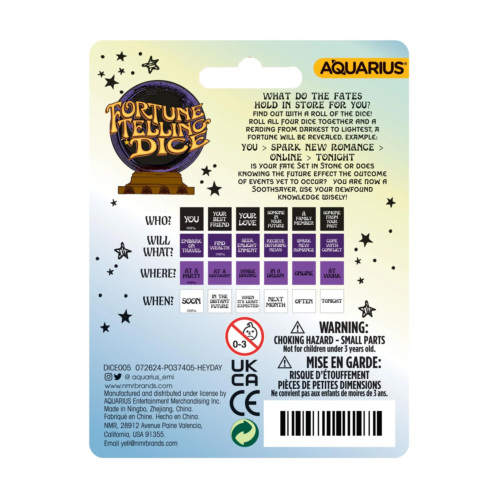 Fortune Telling Dice Rolling Game - Image 2