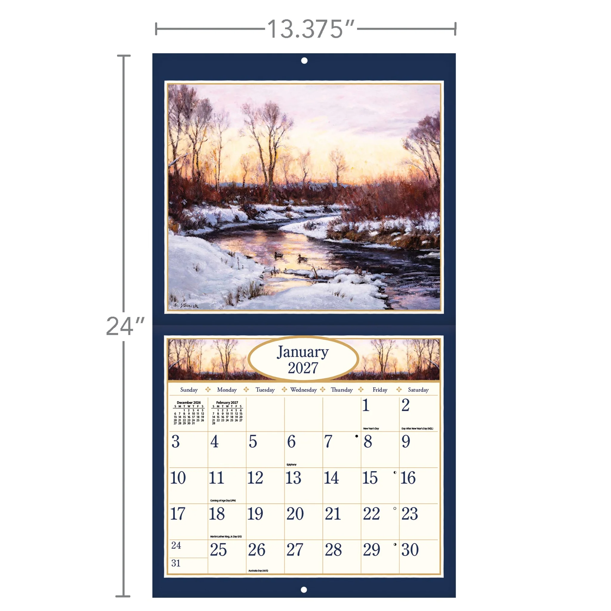 Four Seasons 2027 Wall Calendar - Image 4
