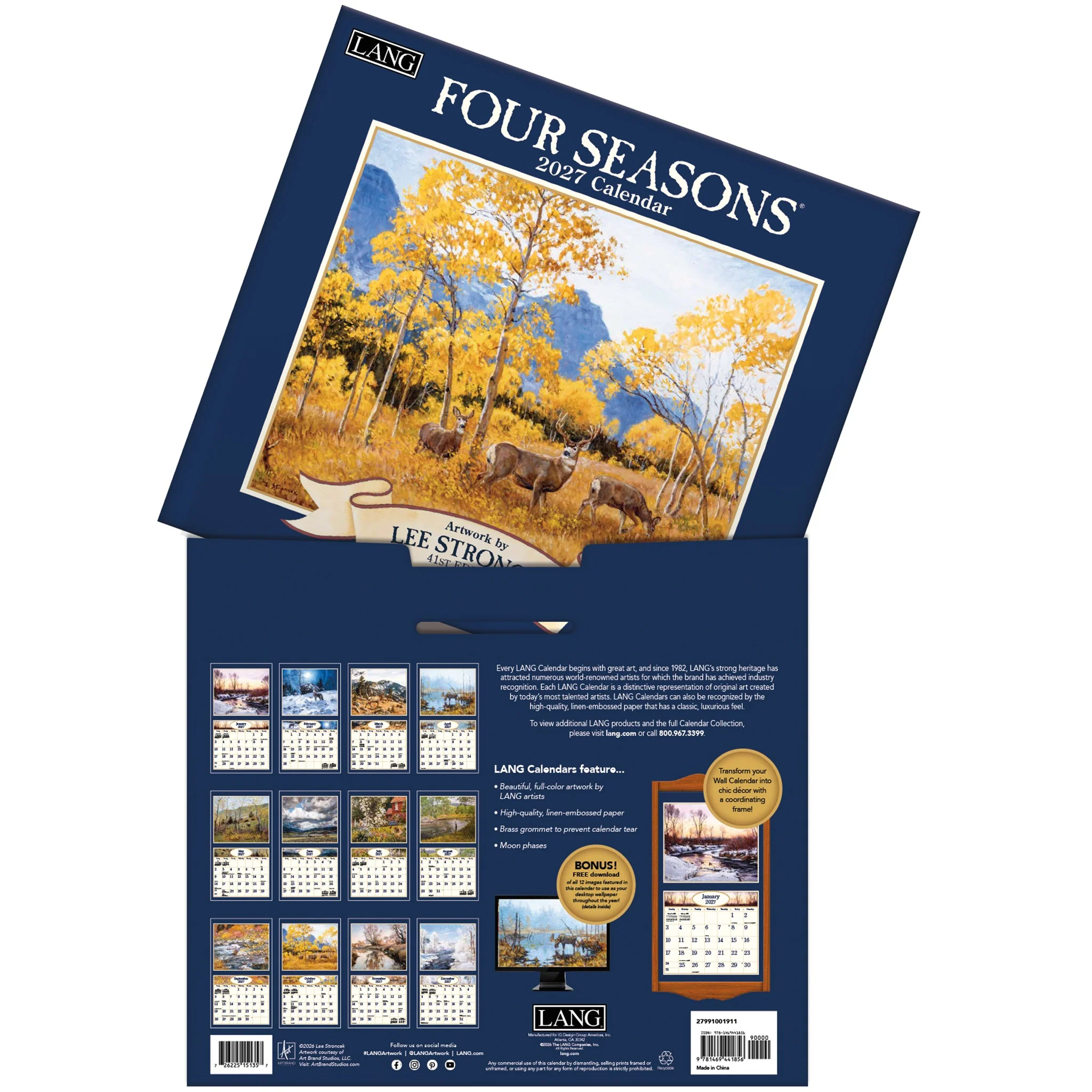 Four Seasons 2027 Wall Calendar - Image 5