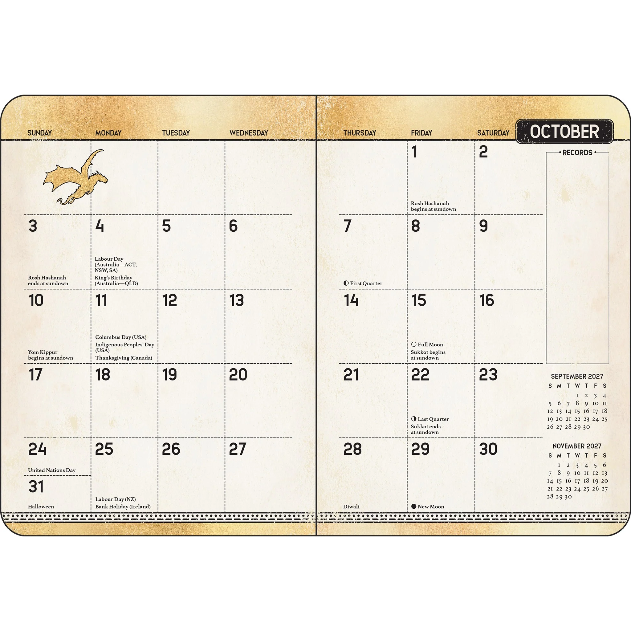 Fourth Wing 2027 Engagement Calendar - Image 10