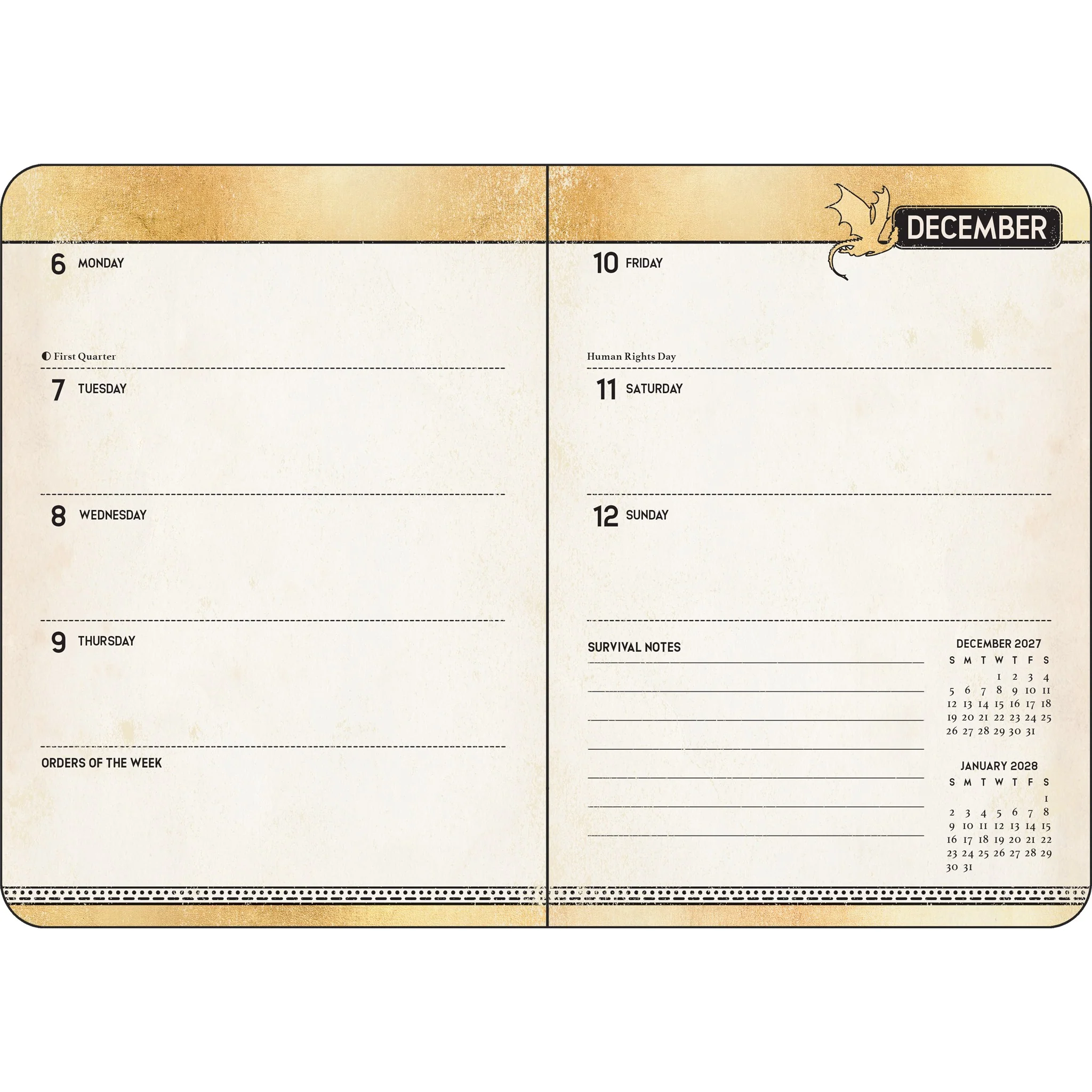 Fourth Wing 2027 Engagement Calendar - Image 4
