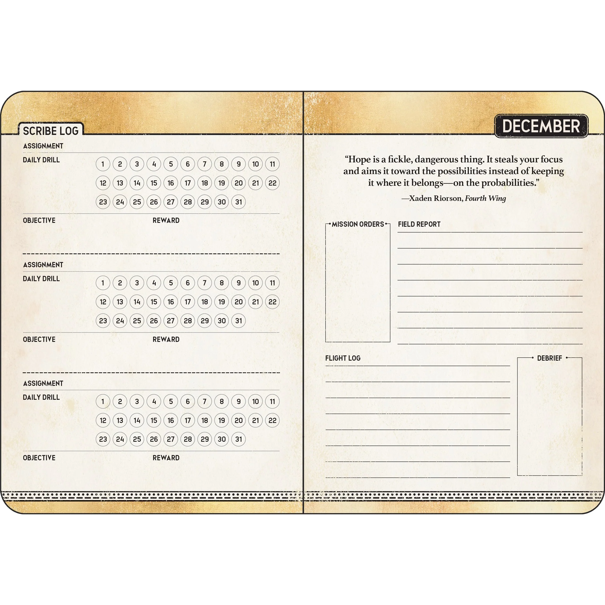 Fourth Wing 2027 Engagement Calendar - Image 5