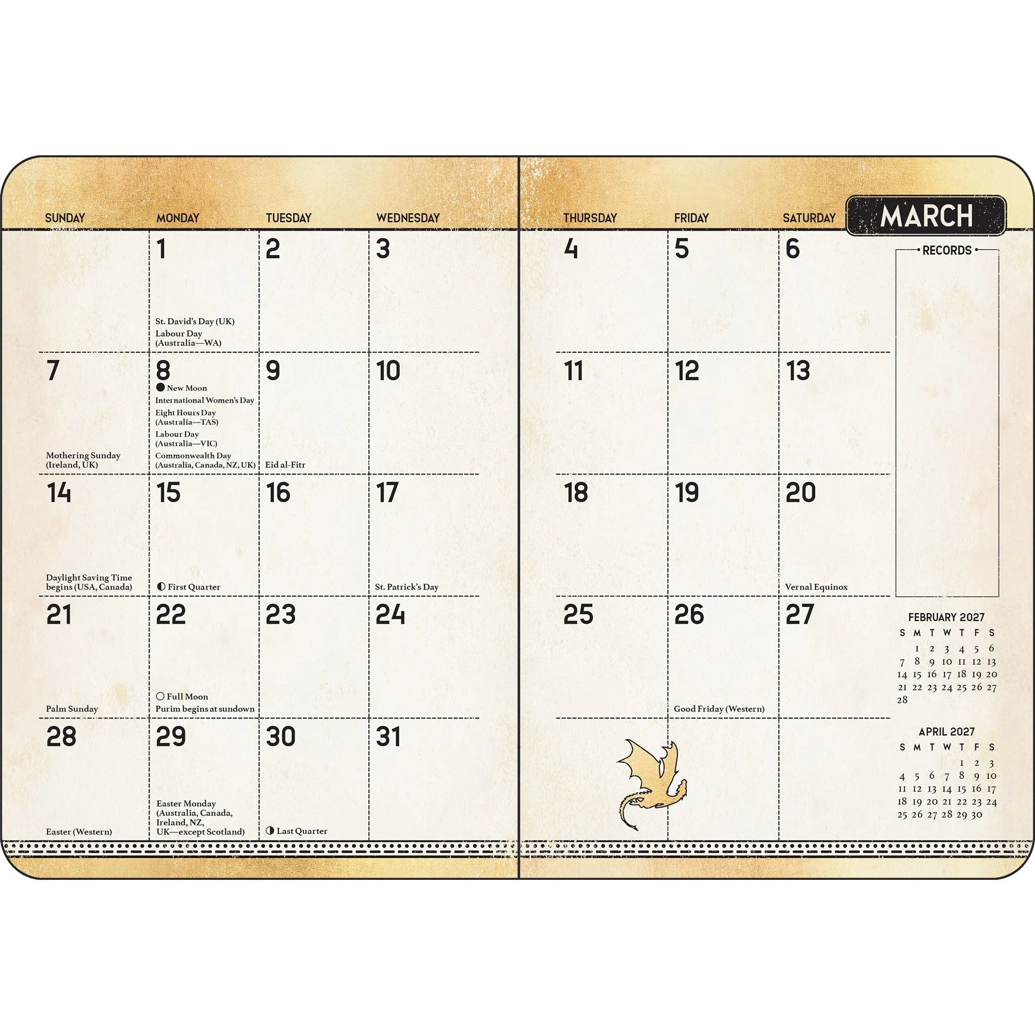 Fourth Wing 2027 Engagement Calendar - Image 7