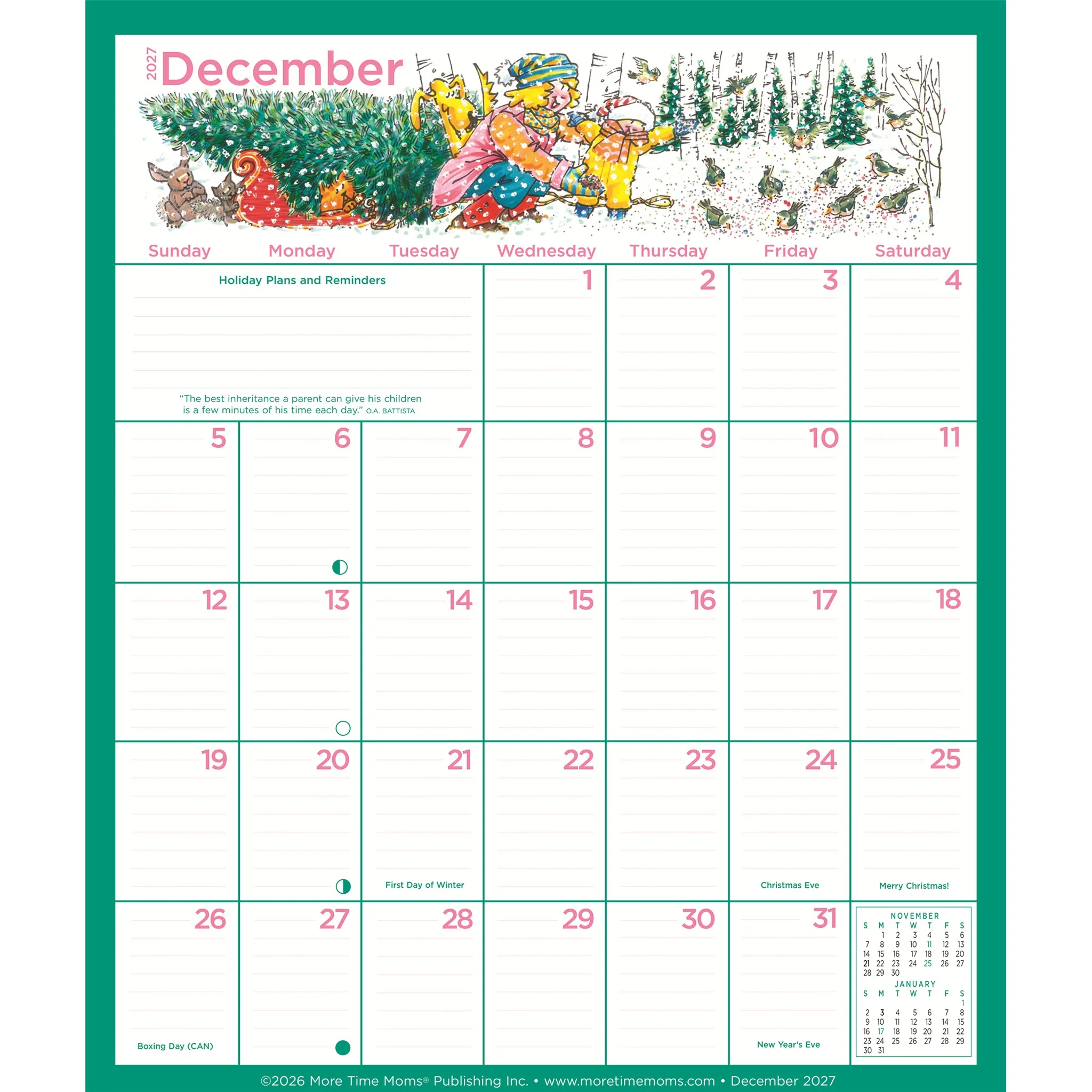 Fridge Calendar 2026-2027 Wall Calendar - Image 5