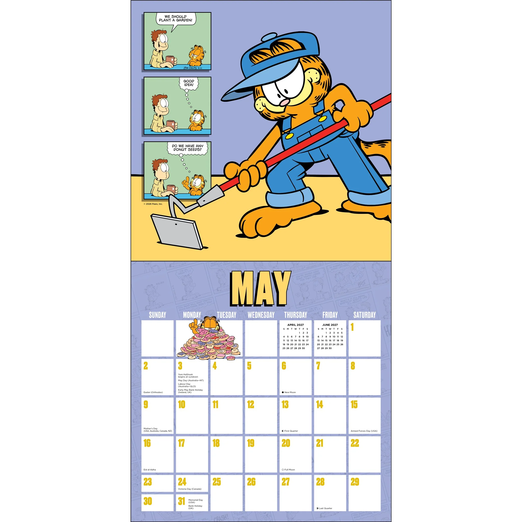 Garfield 2027 Wall Calendar - Image 4