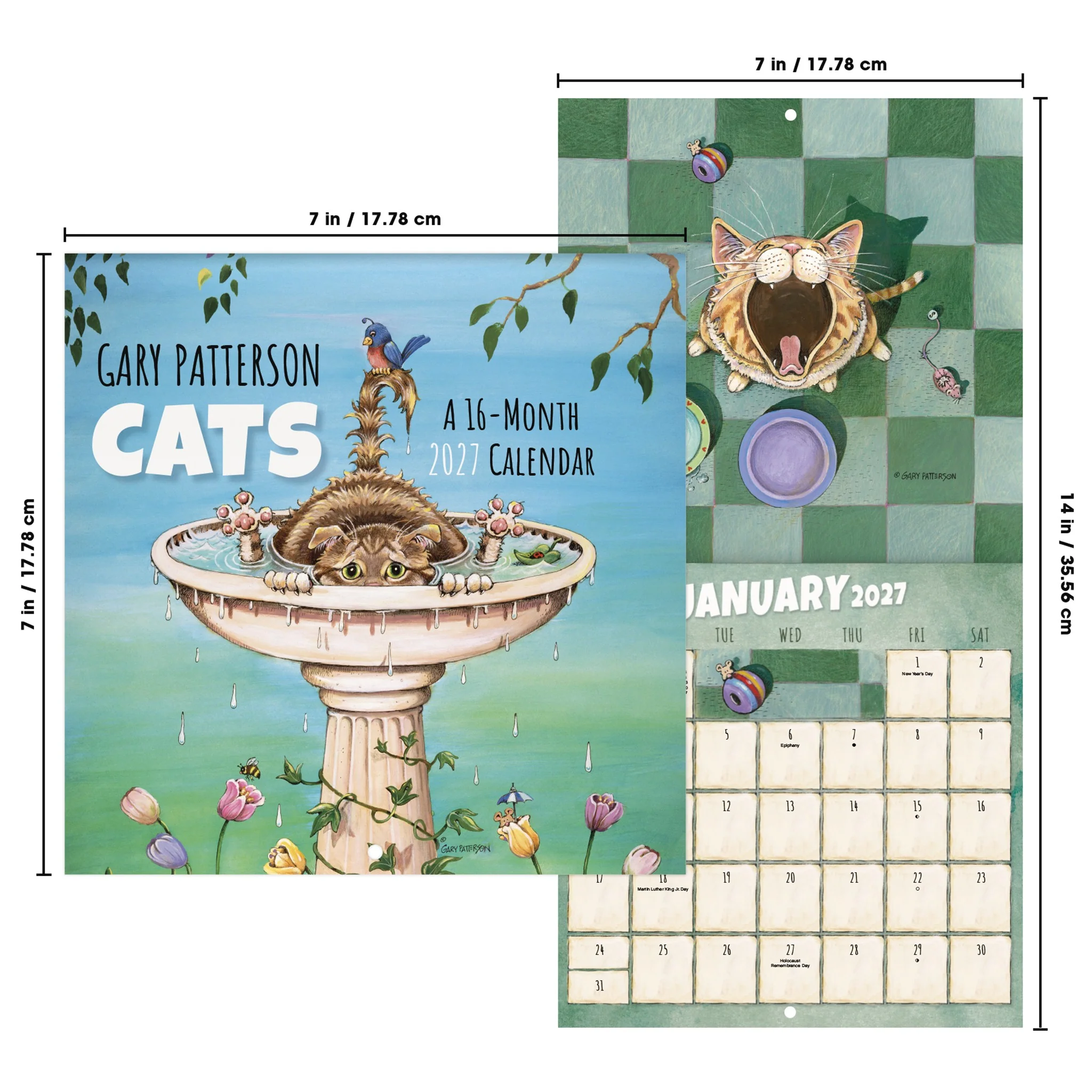 Gary Patterson - Cats 2027 Mini Calendar - Image 7