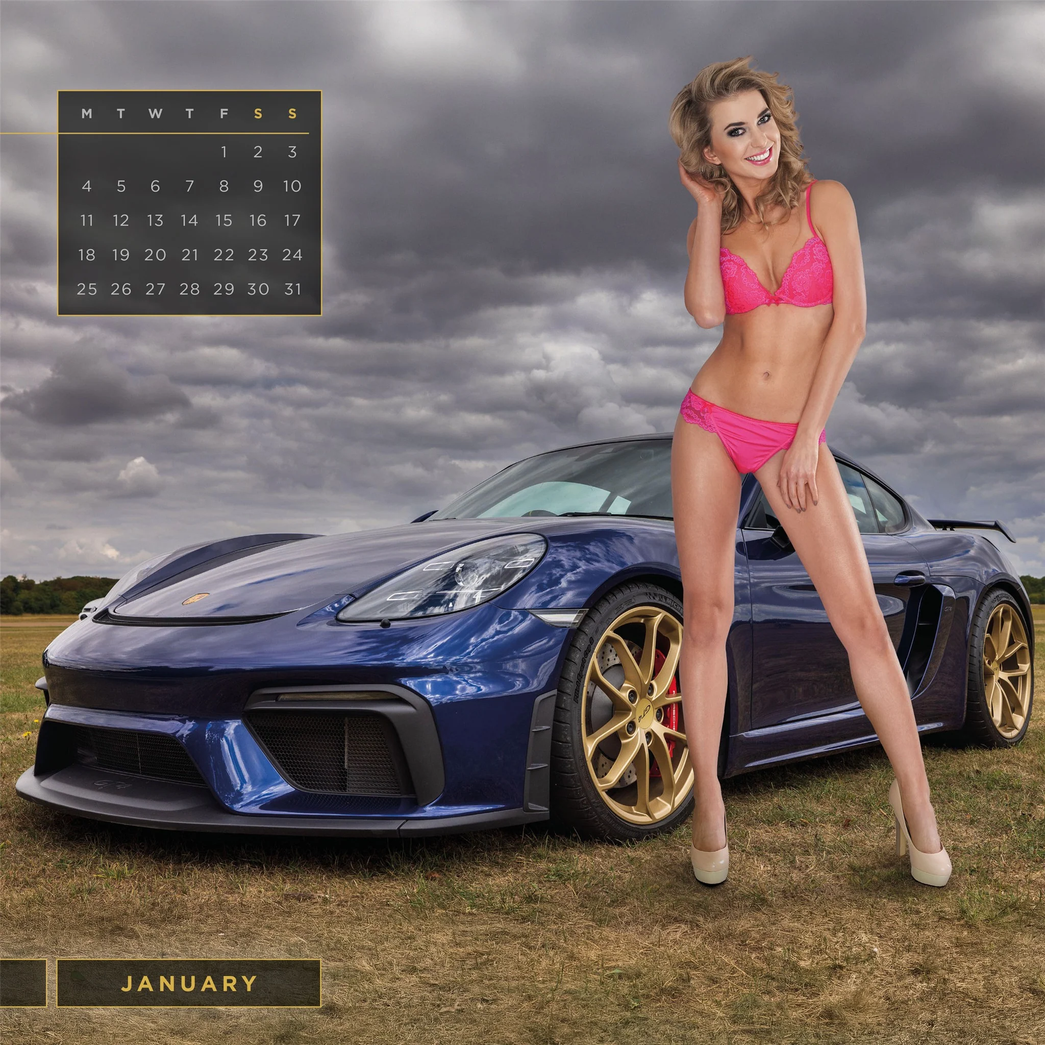 Girls and Cars 2027 Wall Calendar - Image 3