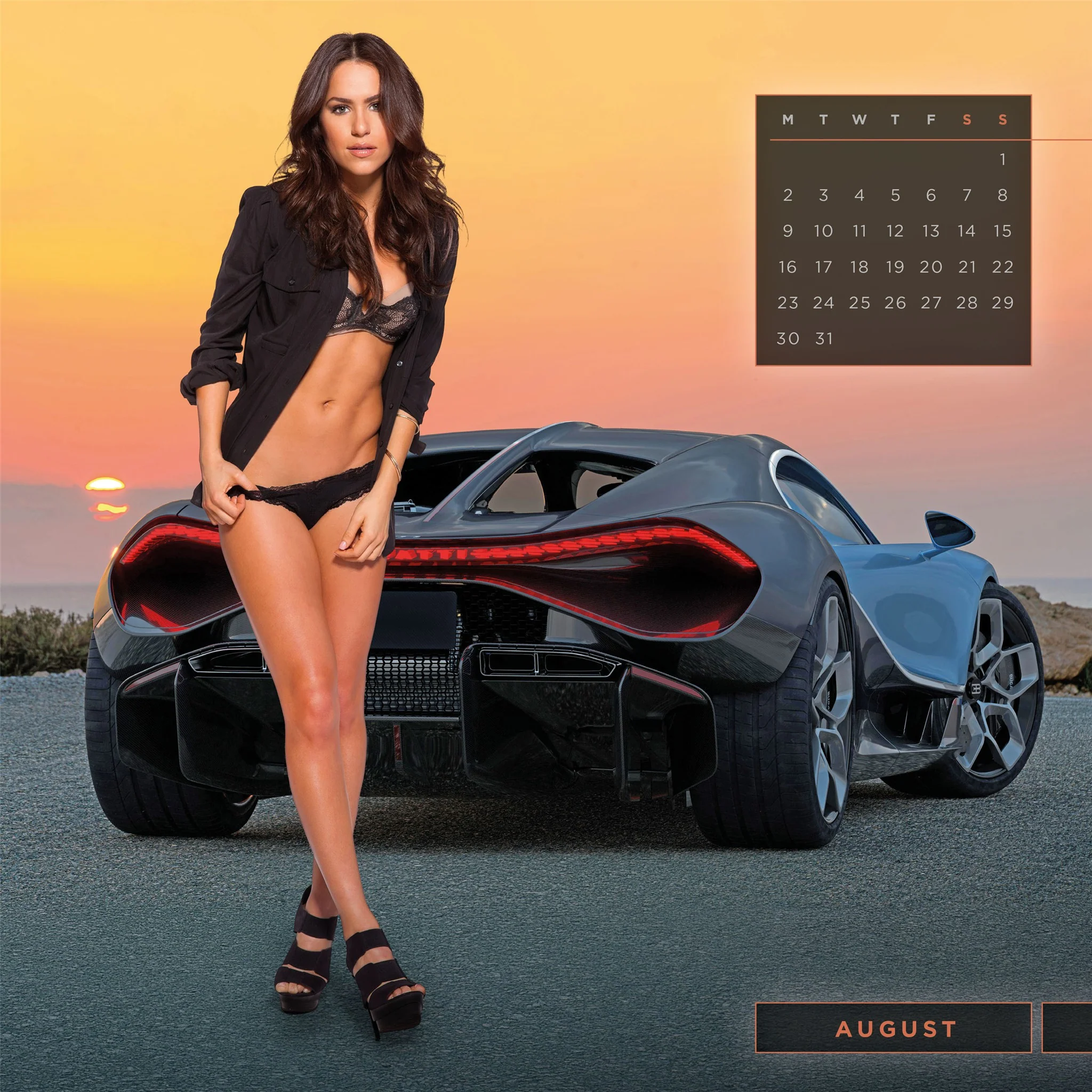 Girls and Cars 2027 Wall Calendar - Image 5