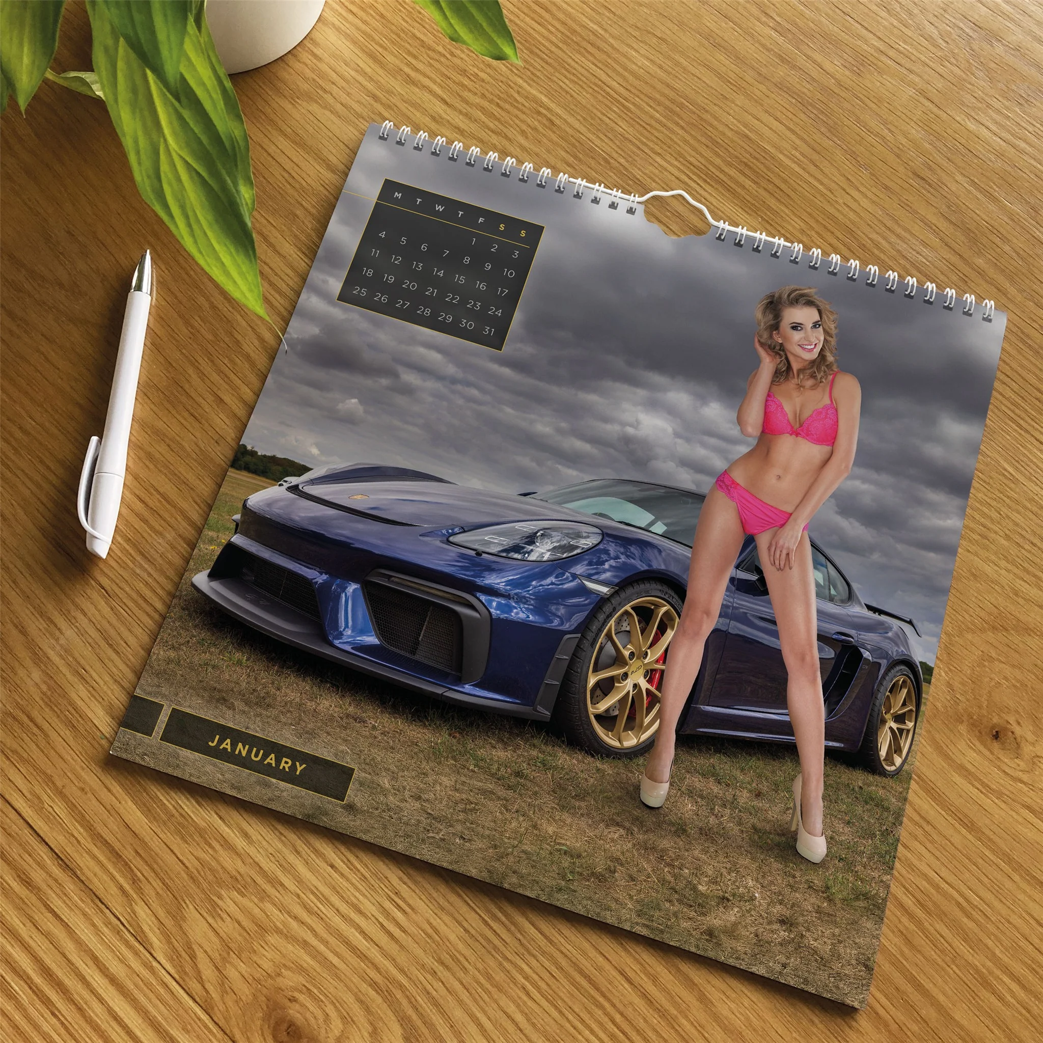 Girls and Cars 2027 Wall Calendar - Image 6