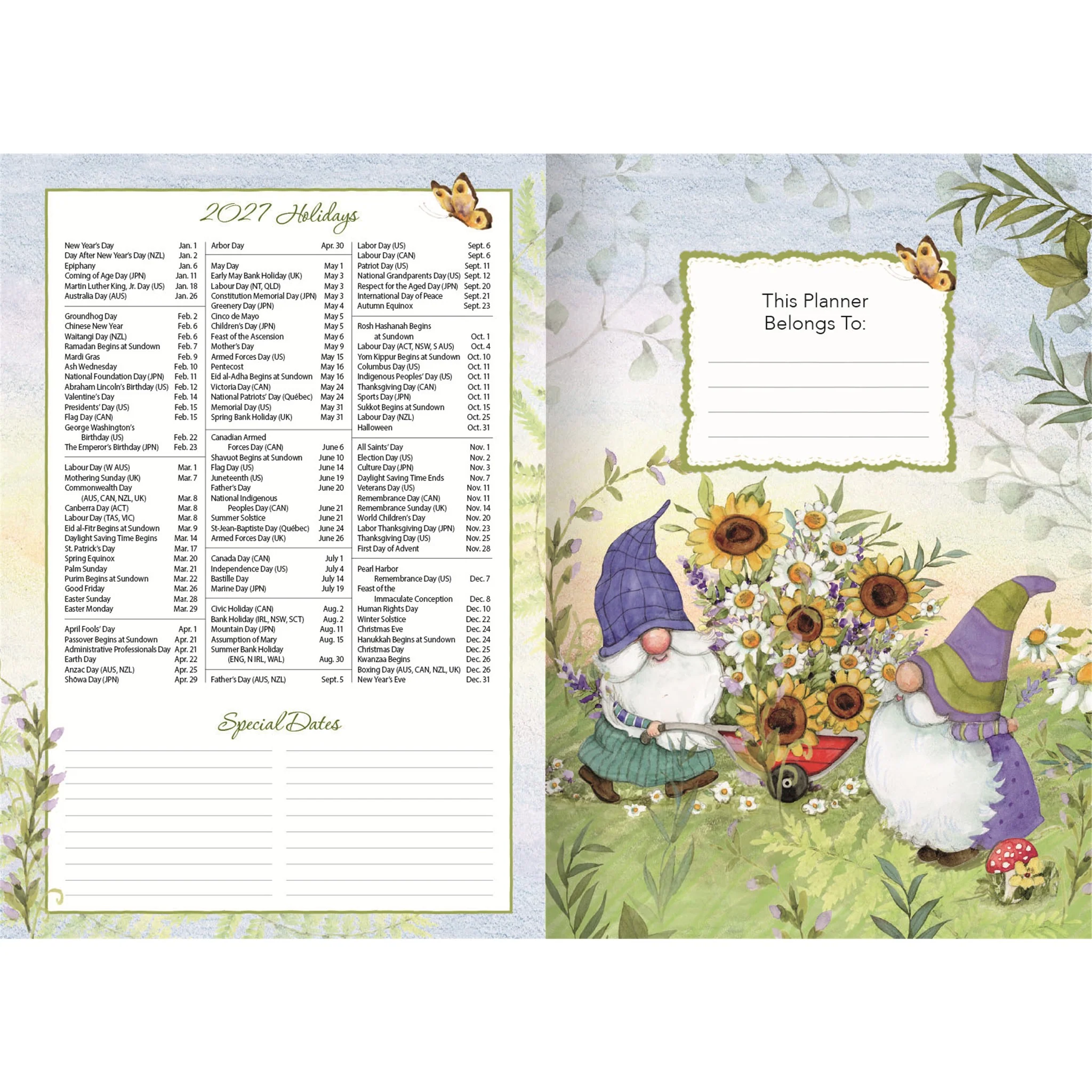 Gnome Sweet Gnome 2027 Monthly Pocket Planner - Image 4