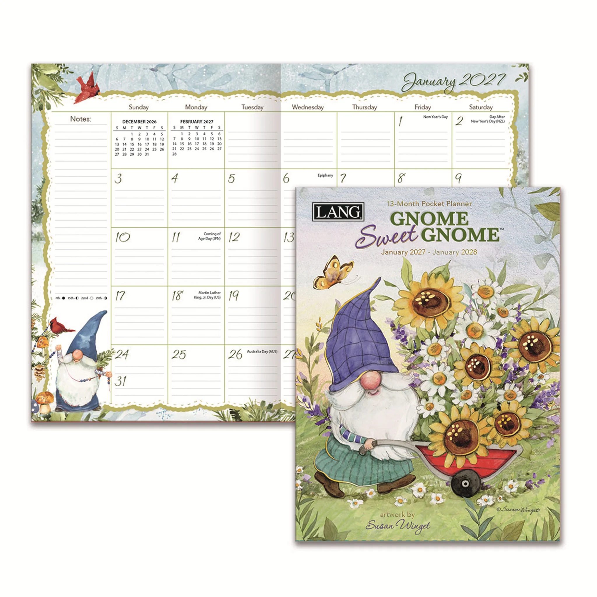 Gnome Sweet Gnome 2027 Monthly Pocket Planner - Image 8